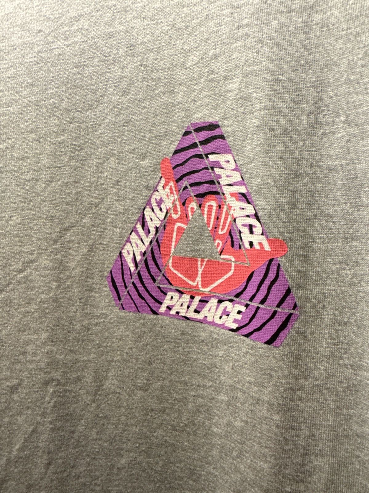 Palace Palace Tri-Zooted Shakka T-Shirt Grey Marl Size US L / EU 52-54 / 3 - 4 Thumbnail