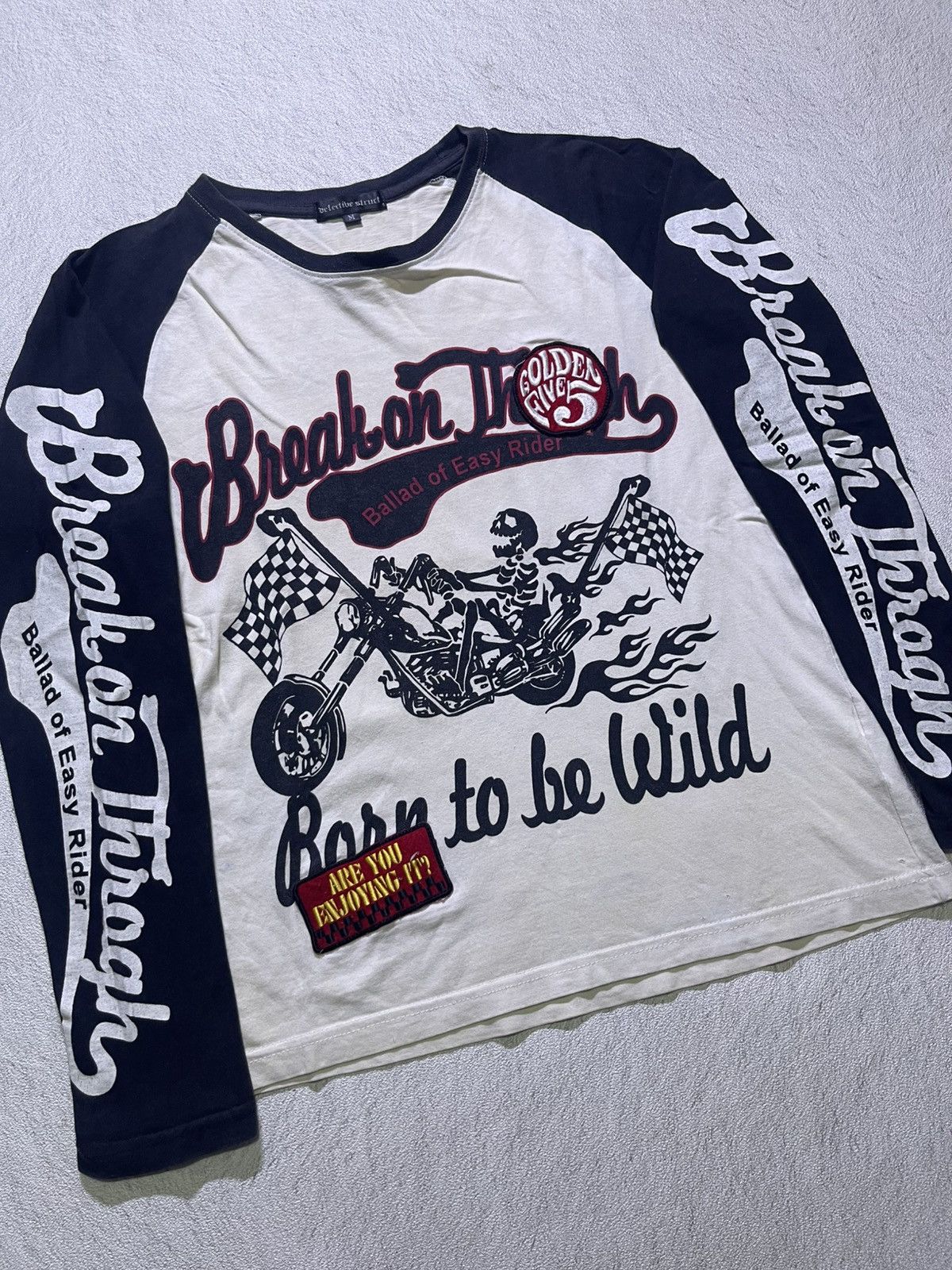 Japanese Brand Y2K DELECTIBE STRUCT long sleeve tshirt Size US M / EU 48-50 / 2 - 2 Thumbnail