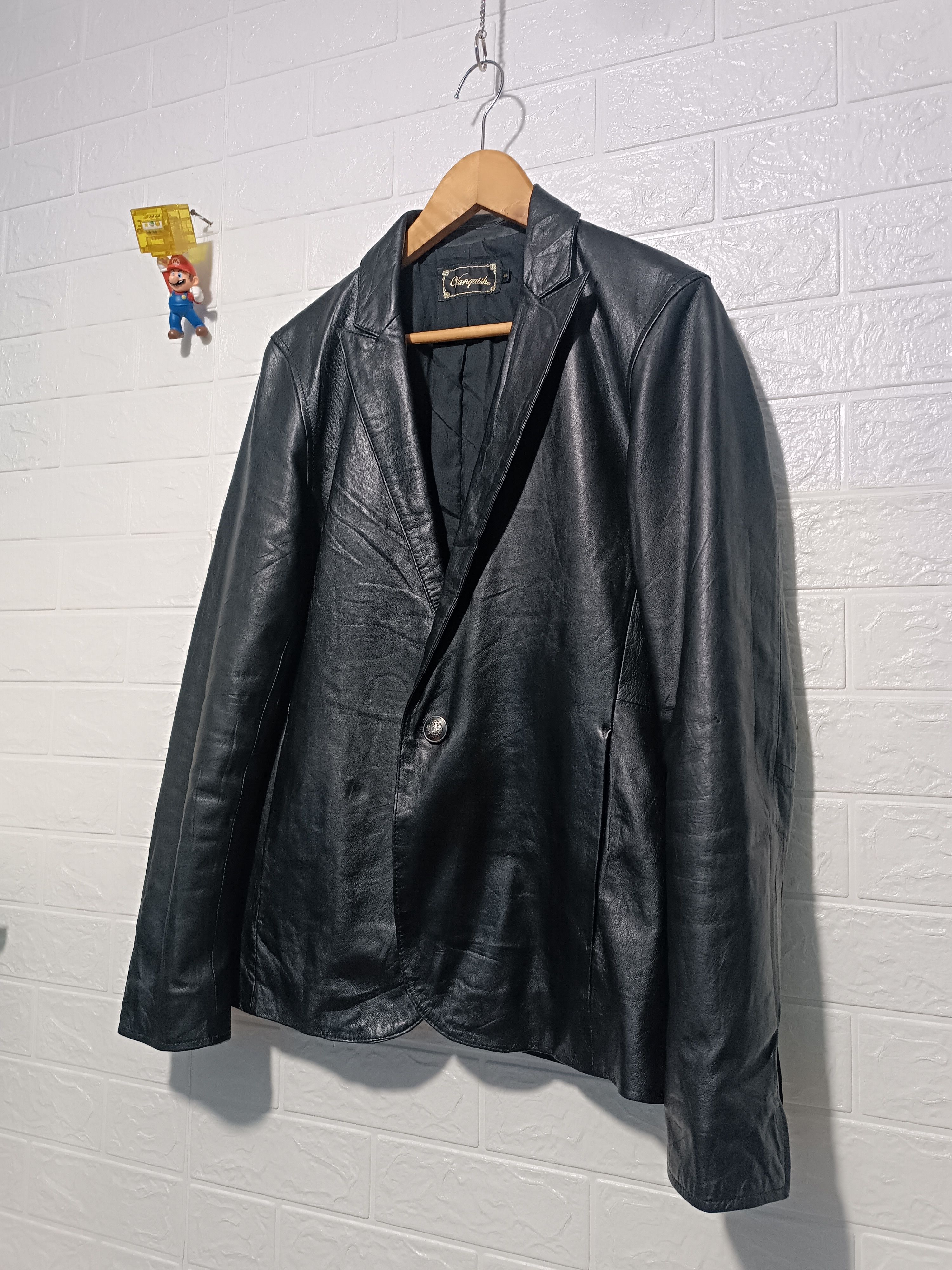 Vanquish Vanquish Sheepskin Leather Blazer Size US M / EU 48-50 / 2 - 2 Thumbnail