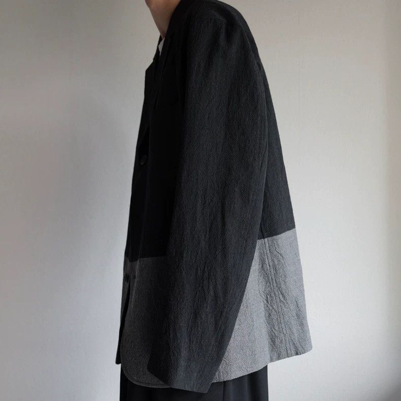 Issey Miyake issey miyake Greyish-black woolen coat Size US XL / EU 56 / 4 - 2 Thumbnail