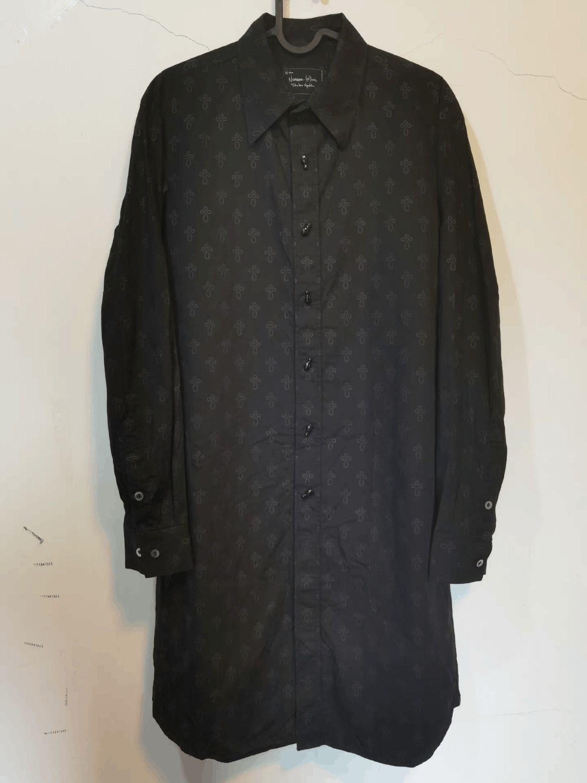 Number (N)ine Sz 3 Number Nine Pattern Long Shirt-2508 Size US L / EU 52-54 / 3 - 1 Thumbnail