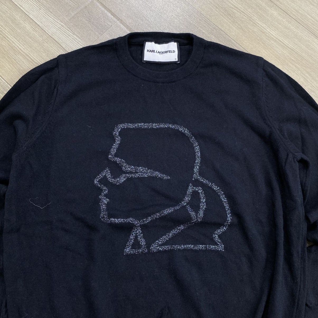 Karl Lagerfeld 2000’s Vintage Karl Lagerfeld Paris Knit Sweatshirt Luxury Size US L / EU 52-54 / 3 - 2 Thumbnail