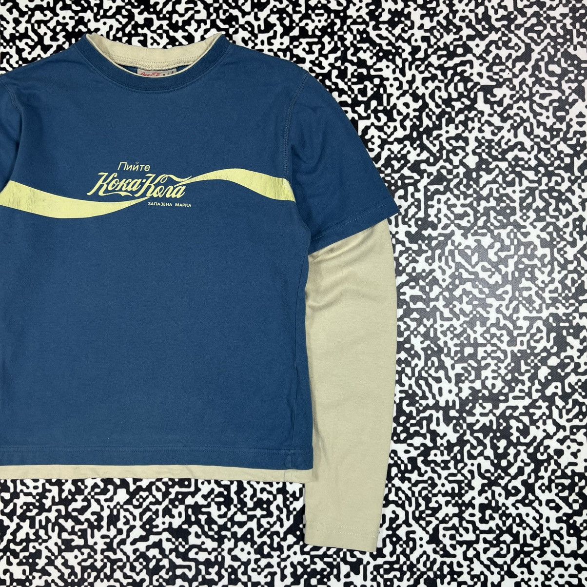 Coca Cola RARE 90s Vintage Coca Cola Big Logo Retro Longsleeve Size S / US 4 / IT 40 - 6 Thumbnail