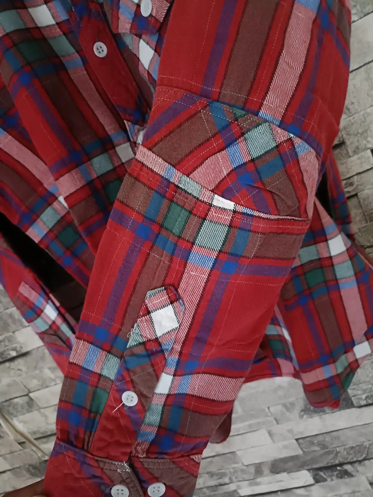 Japanese Brand Gaijin made crazy silhouette flannel shirt Size US M / EU 48-50 / 2 - 6 Thumbnail