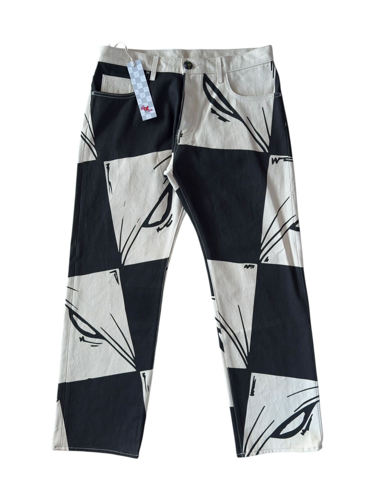 Matty Boy ‘99 Eyes’ White Denim Jeans