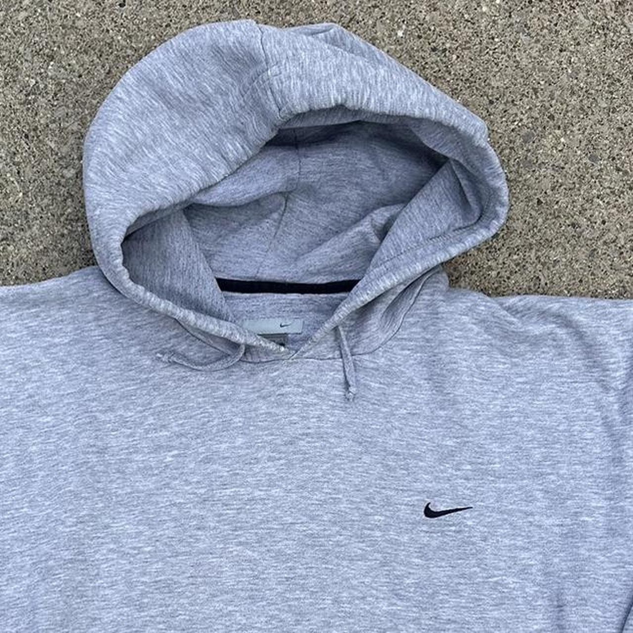 Nike Y2K Nike grey hoodie Size US XL / EU 56 / 4 - 2 Thumbnail