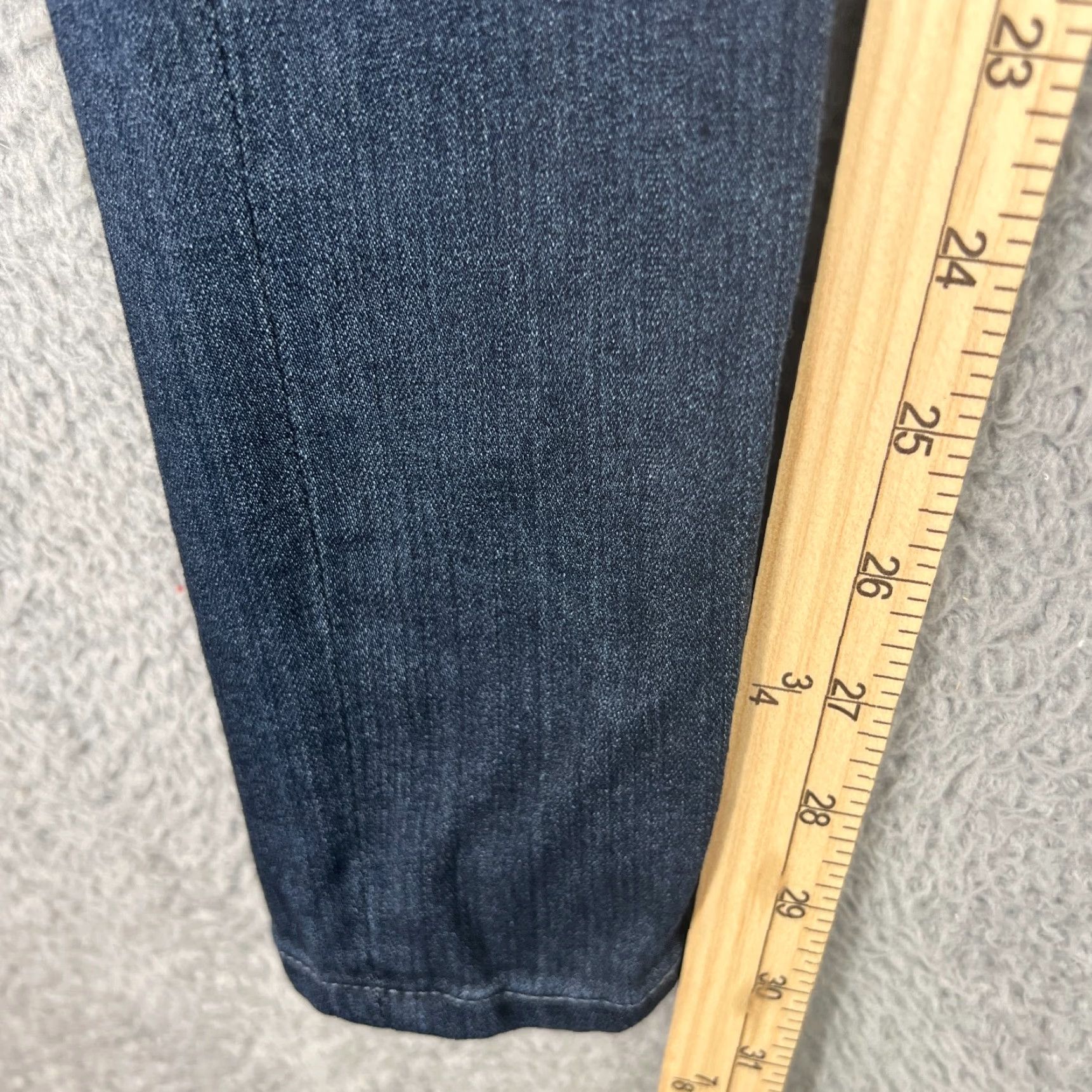 Vintage AG Adriano Goldschmied The Farrah Skinny High Rise Jeans Womens Size 24 Blue Denim Size 42" / US 20 - 2 Thumbnail