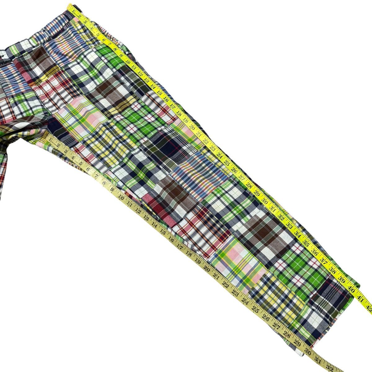 Polo Ralph Lauren Vintage 90s Polo Ralph Lauren Madras Checked Patchwork Pants Size US 36 / EU 52 - 18 Thumbnail