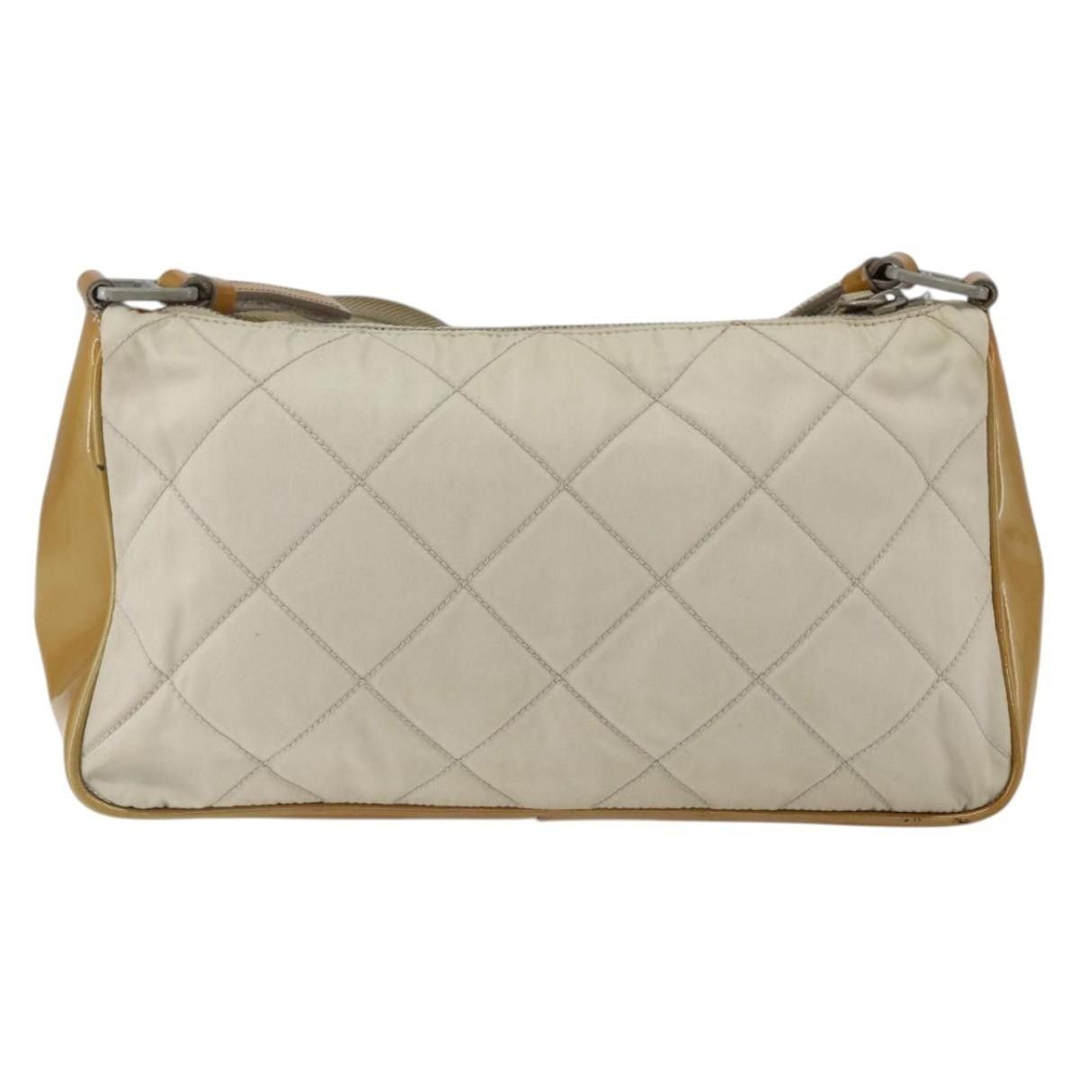 Prada PRADA Shoulder Bag Nylon Yellow Silver Auth 169507 - Jerrill Size ONE SIZE - 3 Thumbnail