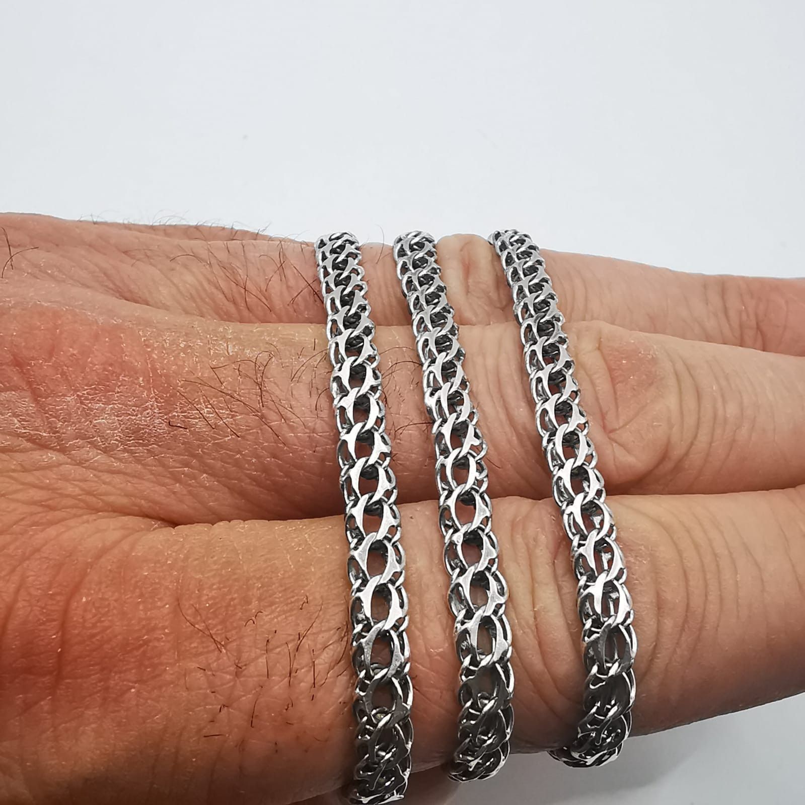 Sterling Silver Vintage Fine Jewelry Chain, 925 Sterling Silver 13,46 g Size ONE SIZE - 3 Thumbnail