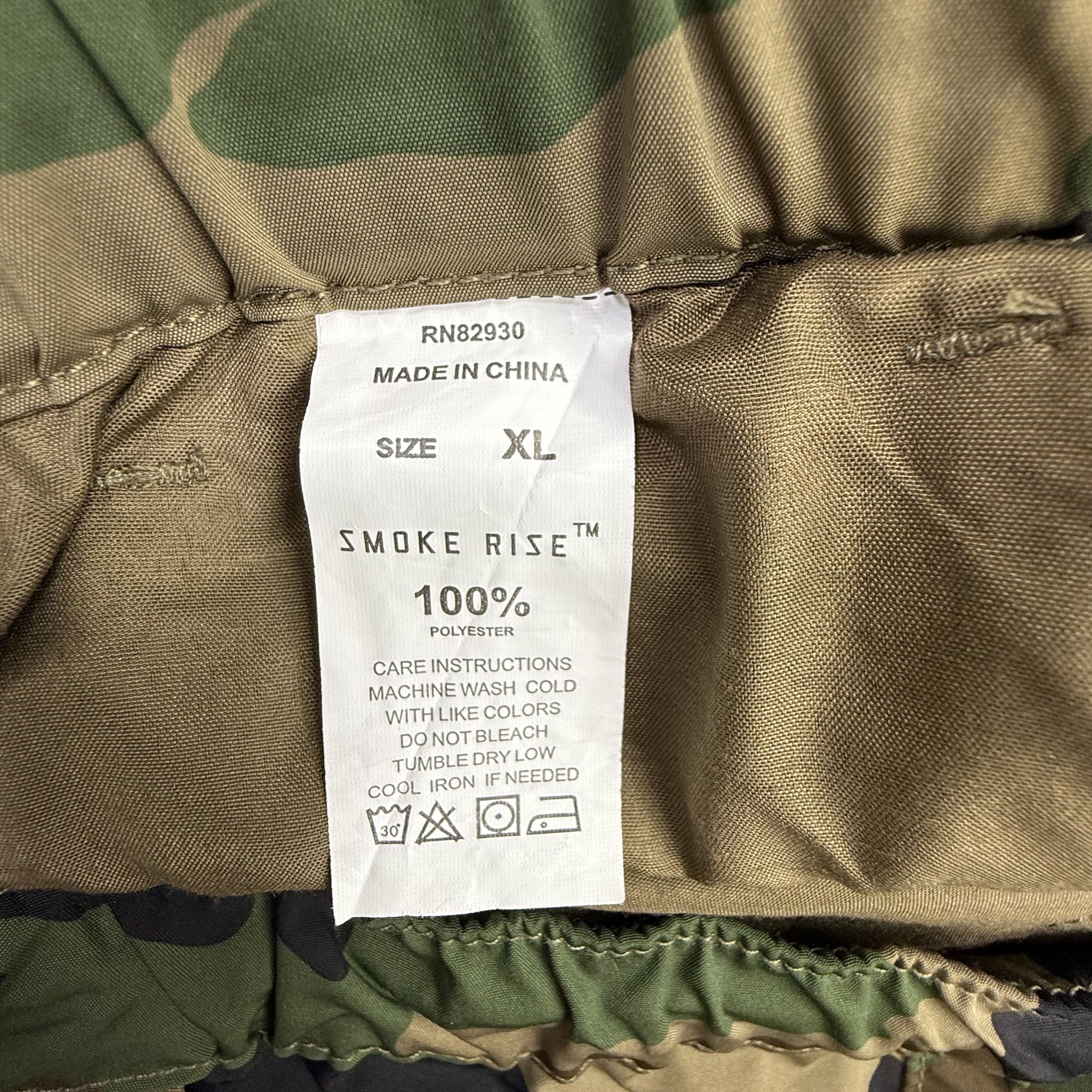 Smoke Rise Smoke Rise Mens XL Woodland Camo Stacked Cargo Pants Size US 36 / EU 52 - 8 Thumbnail