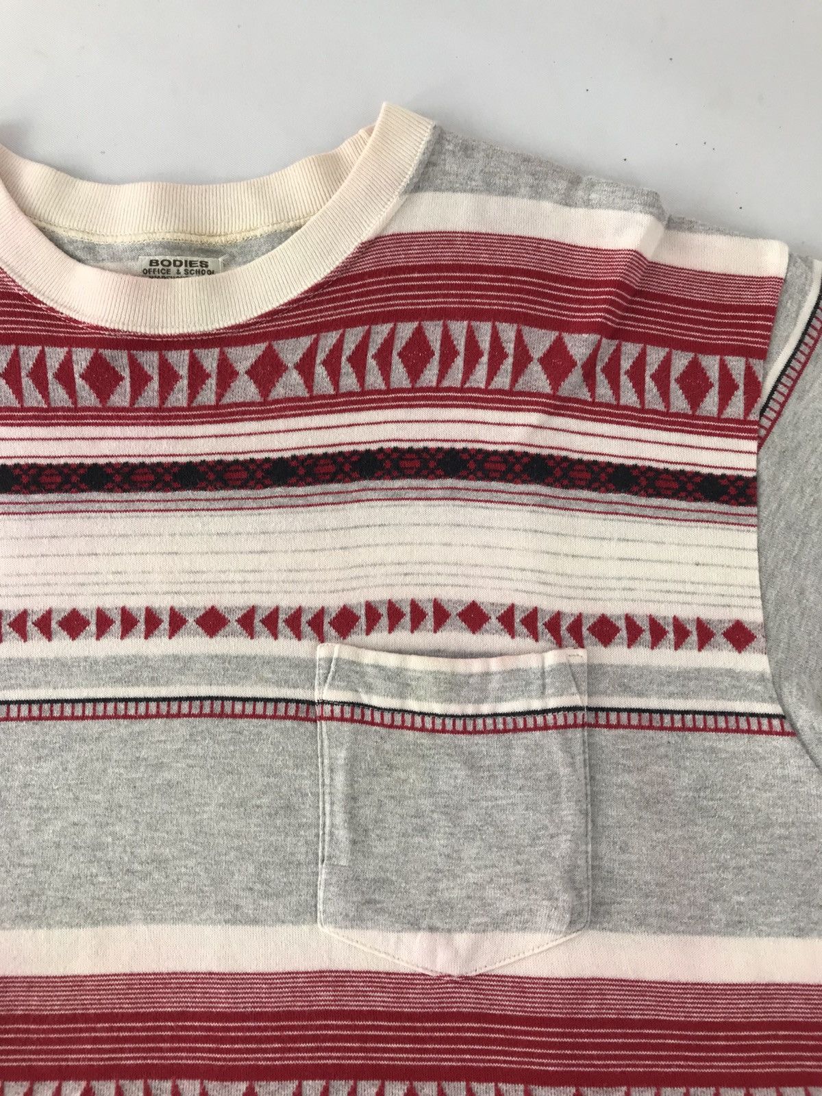 Warehouse 90s Bodies Warehouse Striped Navajo Printed Tee Size US L / EU 52-54 / 3 - 4 Thumbnail