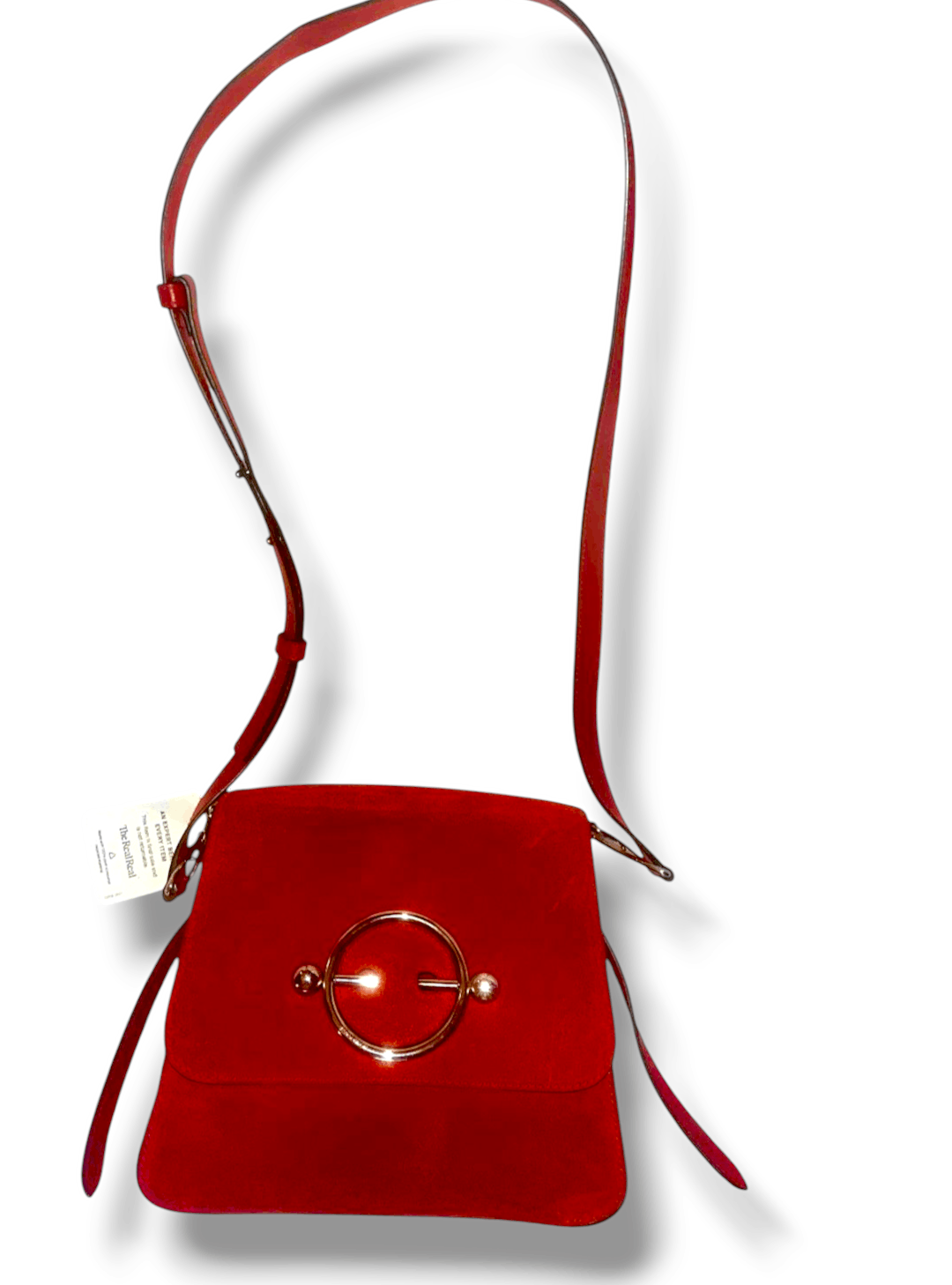 JW Anderson JW Anderson Suede / Leather Red Suede Flap Bag Size ONE SIZE - 3 Thumbnail