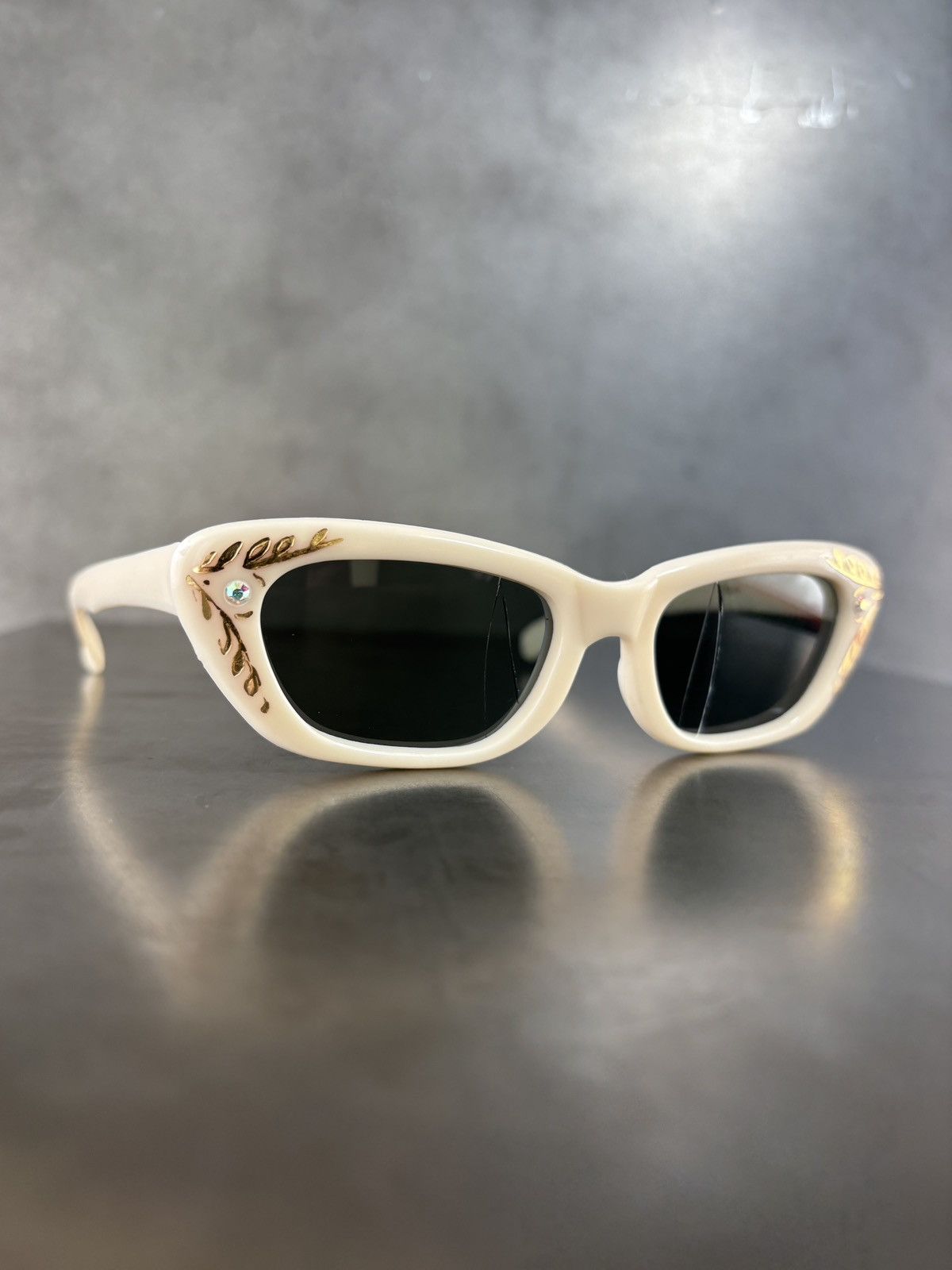 American Optical × Other × Vintage 1960s Samco Sunglasses True Vintage Rhinestone MCM Glass 50s Size ONE SIZE - 1 Thumbnail