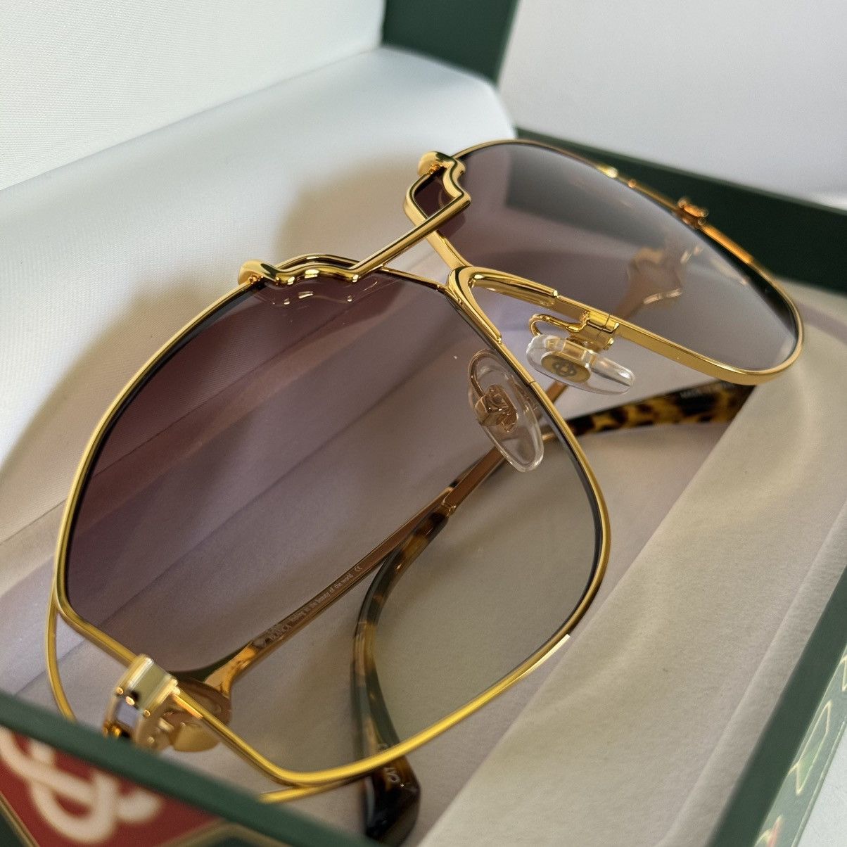 Casablanca Casablanca Stainless Steel Aviator Sunglasses Size ONE SIZE - 3 Thumbnail