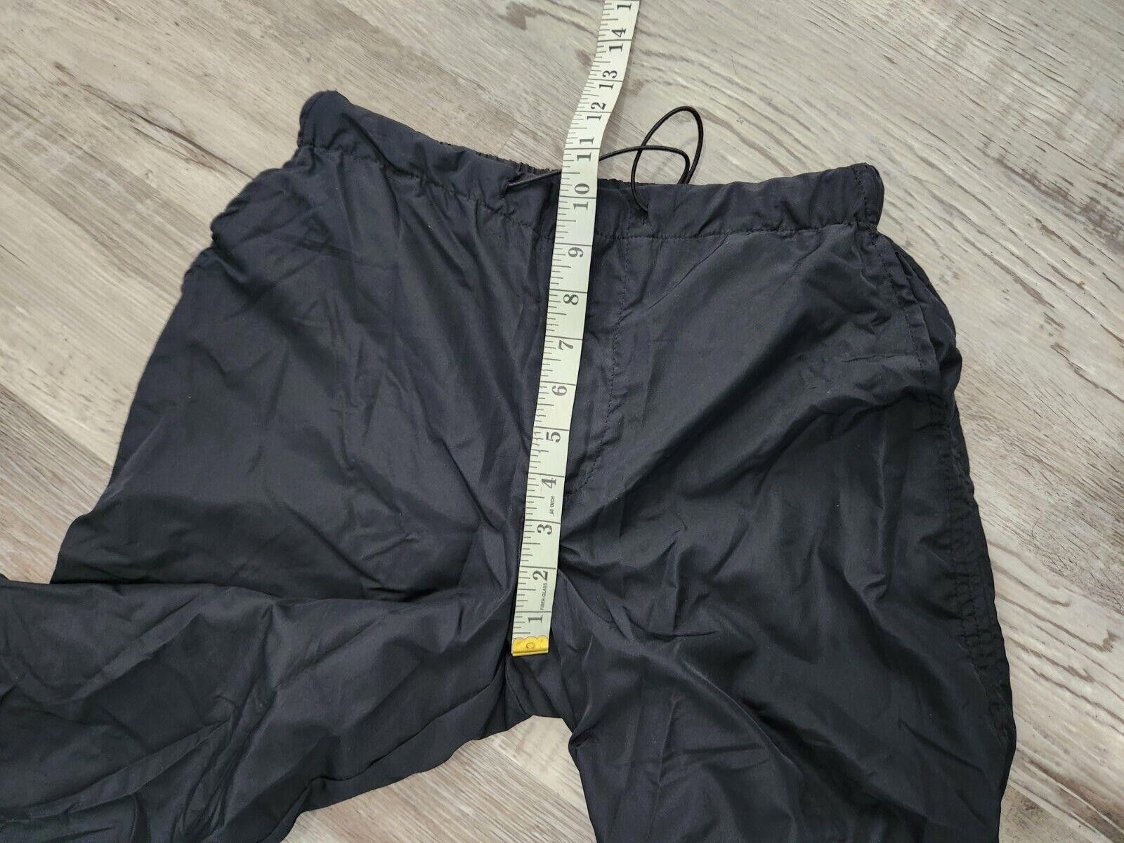Designer Jolie And Joy Pants Small Black NWT baggy Y2K Drawstring Size 28" / US 6 / IT 42 - 5 Thumbnail