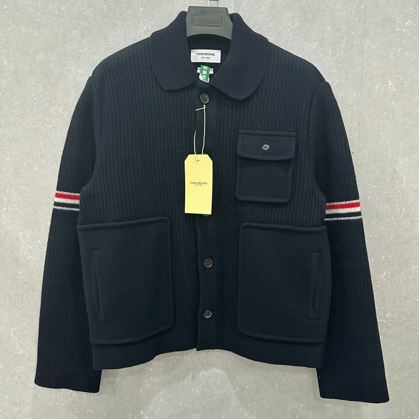 Thom Browne thom browne color-block pocket collar jacket Size US M / EU 48-50 / 2 - 1 Thumbnail