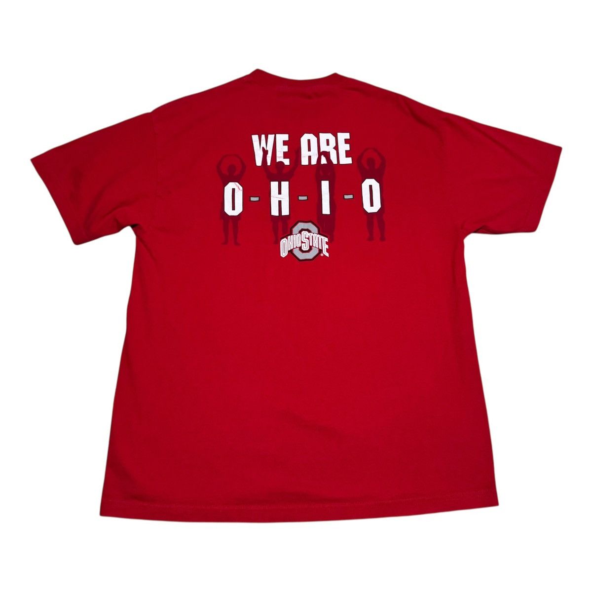 Vintage 2000s Nike Center Swoosh Ohio State Buckeyes Red Shirt XL Size US XL / EU 56 / 4 - 3 Thumbnail