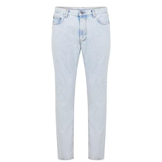 Image of Off White O1G2R1Mq0424 Jeans In Blue & White in Blue/White, Men's (Size 38)