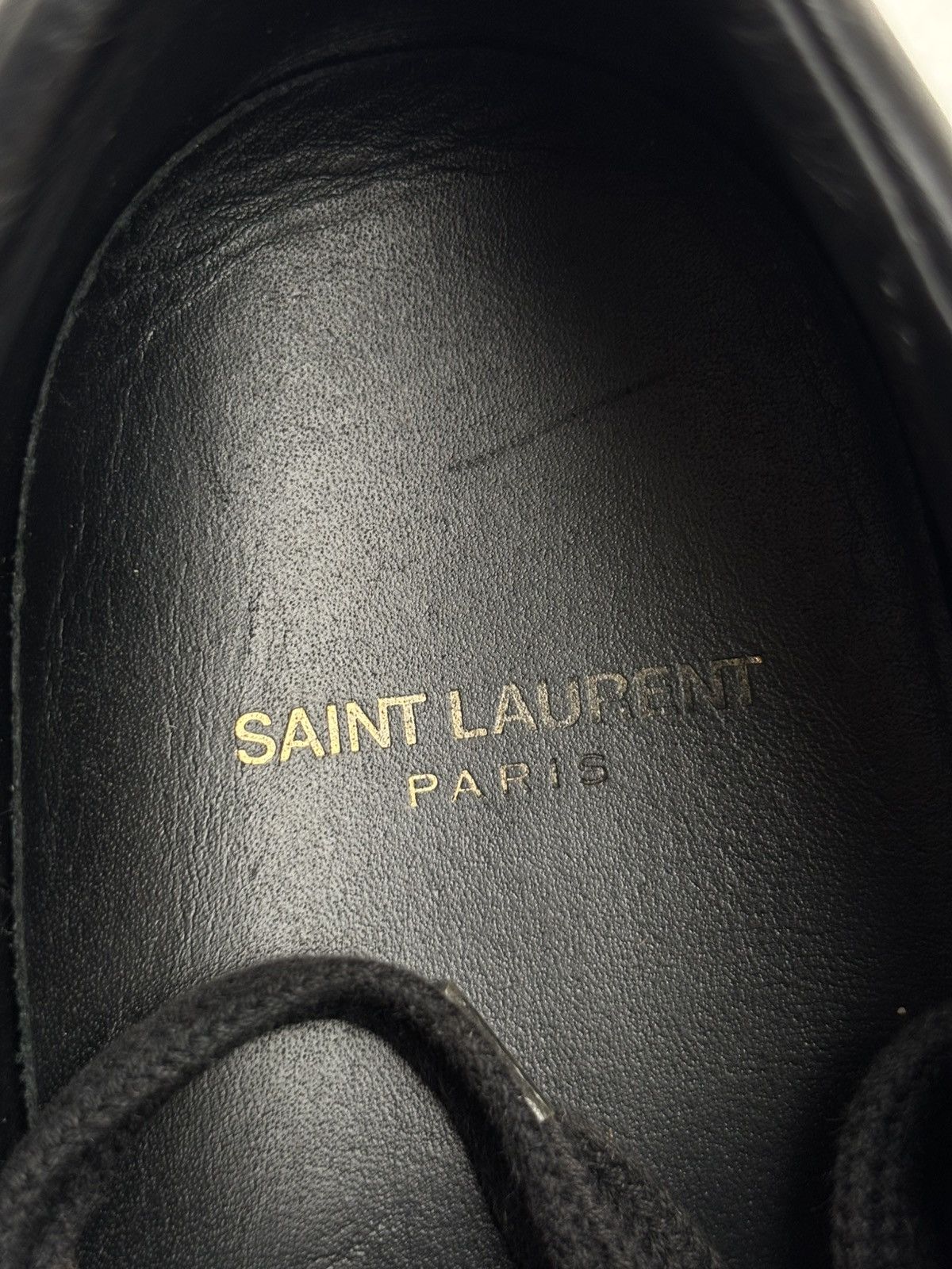 Saint Laurent Paris Hedi Slimane era Stud Court Classic Sneakers Size US 8 / EU 41 - 6 Thumbnail
