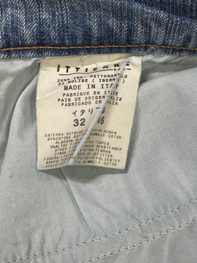 Just Cavalli SS2004 Cavalli Overprint Navy Denim Jeans Size US 30 / EU 46 - 11 Thumbnail