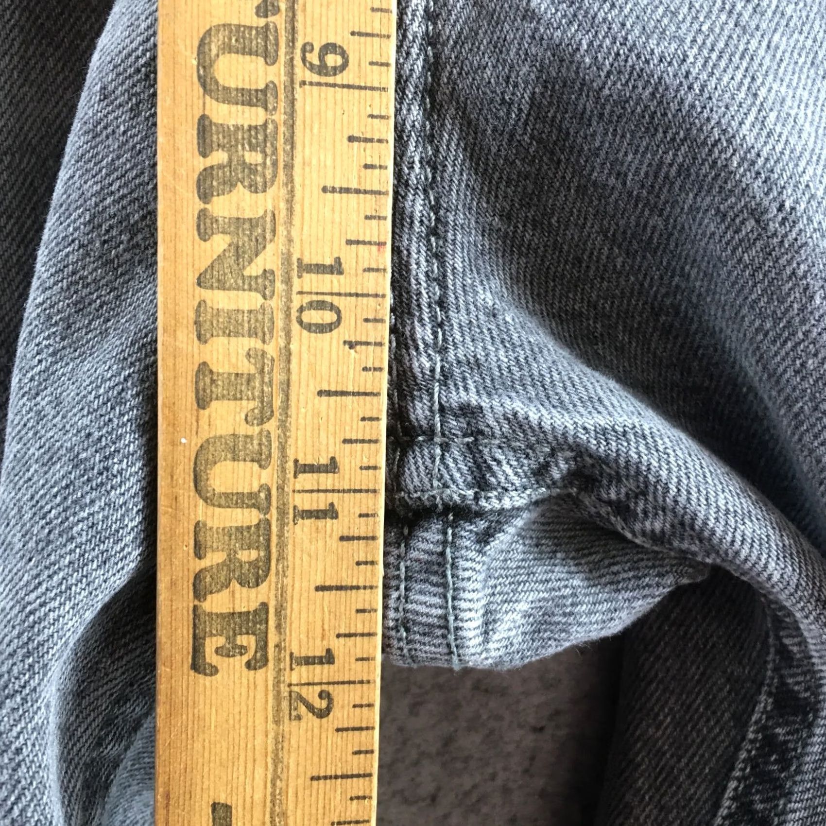 Bdg BDG Cowboy Jeans Womens 26 Gray High Rise Straight Denim Distressed Raw Hem Jeans Size 26" / US 2 / IT 38 - 7 Thumbnail