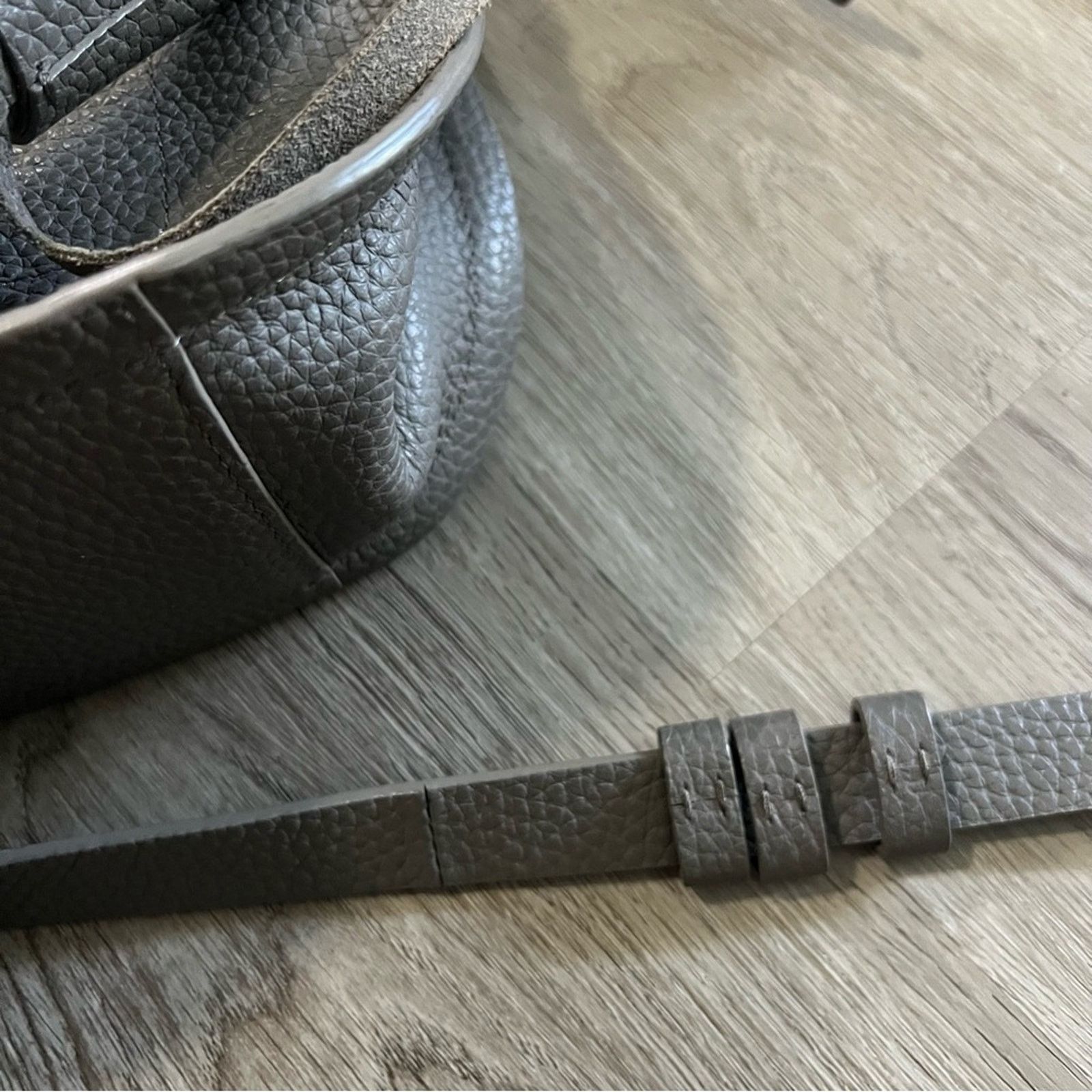 Allsaints All Saints Mori Lea Leather Crossbody Bag Tassel Pebbled Size ONE SIZE - 5 Thumbnail