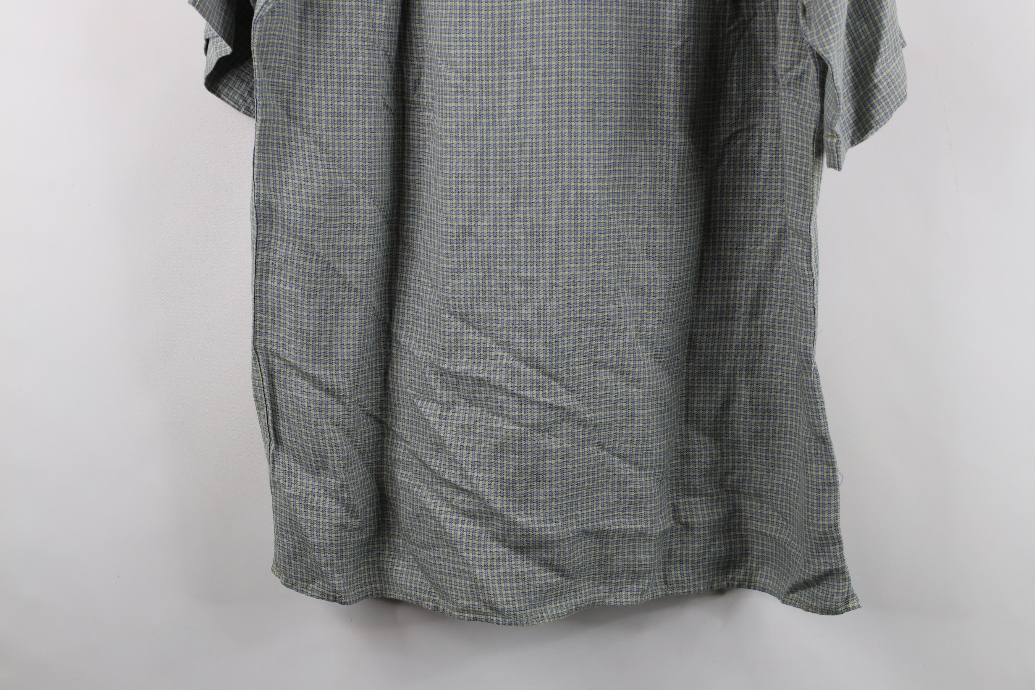 Born New Born Bamboo Short Sleeve Collared Button Shirt Plaid Size US M / EU 48-50 / 2 - 11 Thumbnail