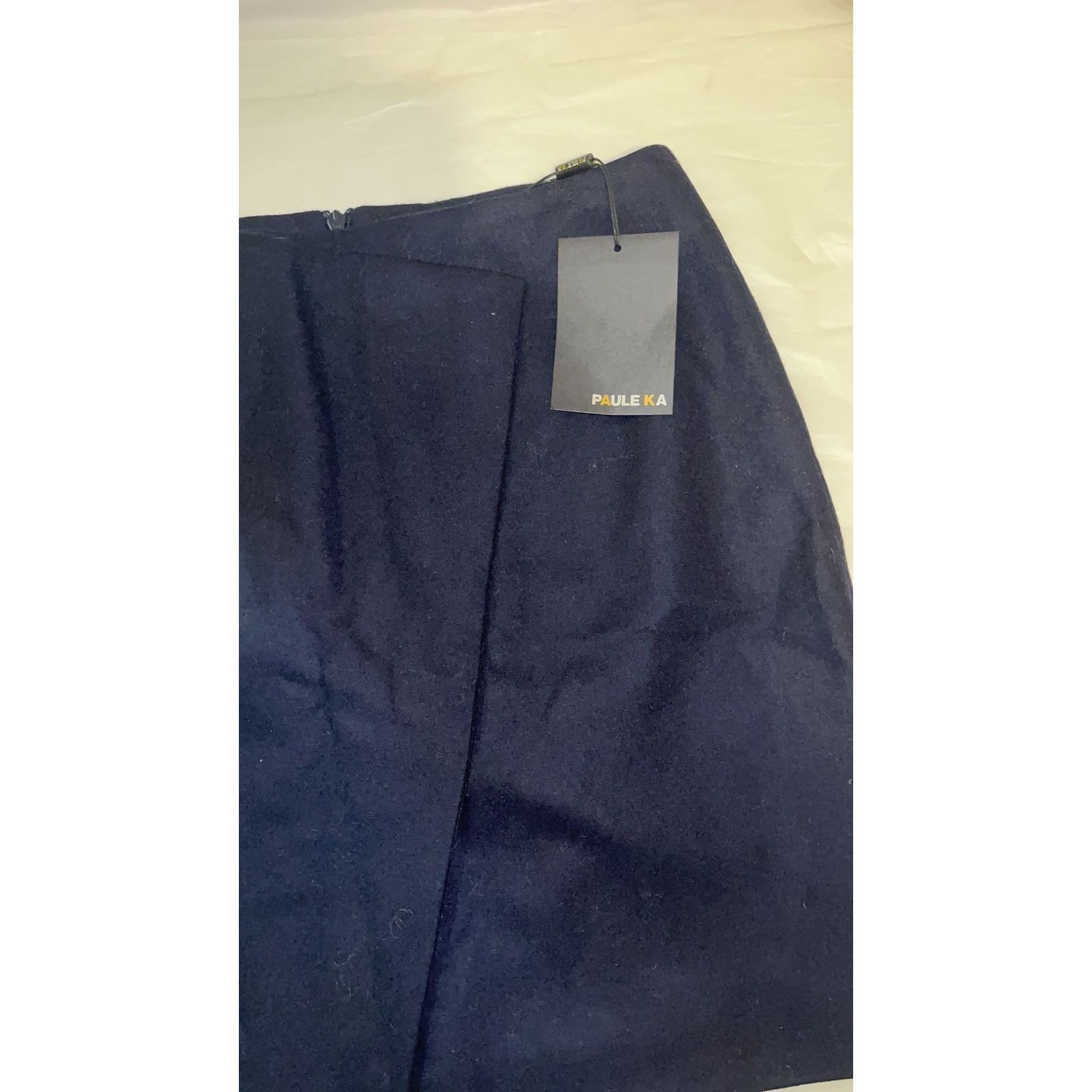 Other PAULE KA Paris Dark Blue Wool Skirt ~ M ~ "sample" ~ NEW Size 28" / US 6 / IT 42 - 4 Thumbnail