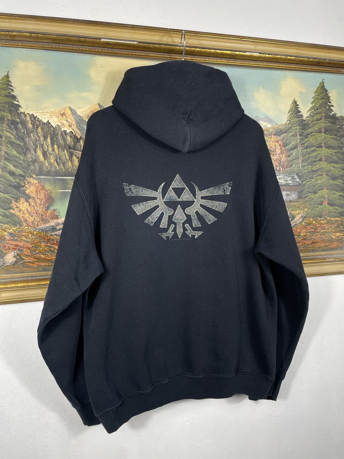 Japanese Brand × Nintendo × Vintage Retro 00s Zelda 2005 Hoodie Baggy Loose Boxy Japanese Game Size US L / EU 52-54 / 3 - 8 Thumbnail