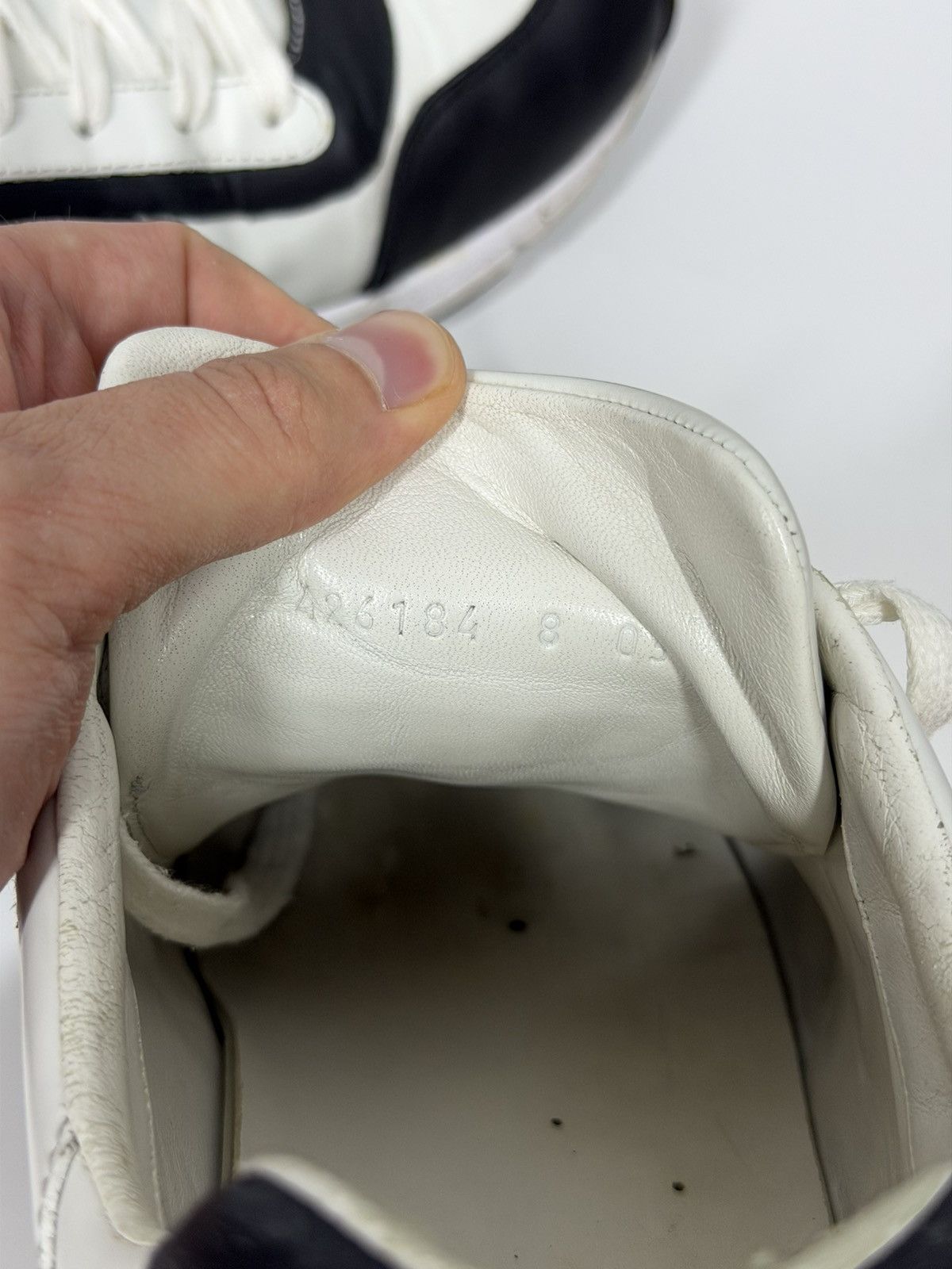 Gucci GUCCI Black White GG Logo Sneakers Shoes Low Top Leather Size US 8 / EU 41 - 14 Thumbnail