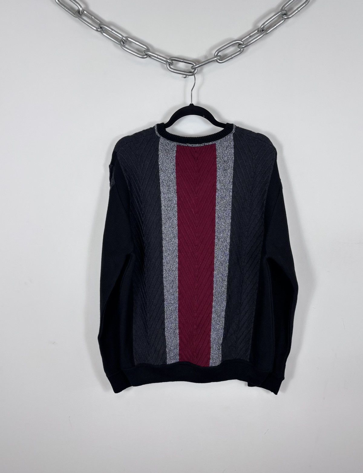Carlo Colucci Carlo Colucci Vintage Men’s Wool Knit V-Neck Sweater Size US L / EU 52-54 / 3 - 11 Thumbnail