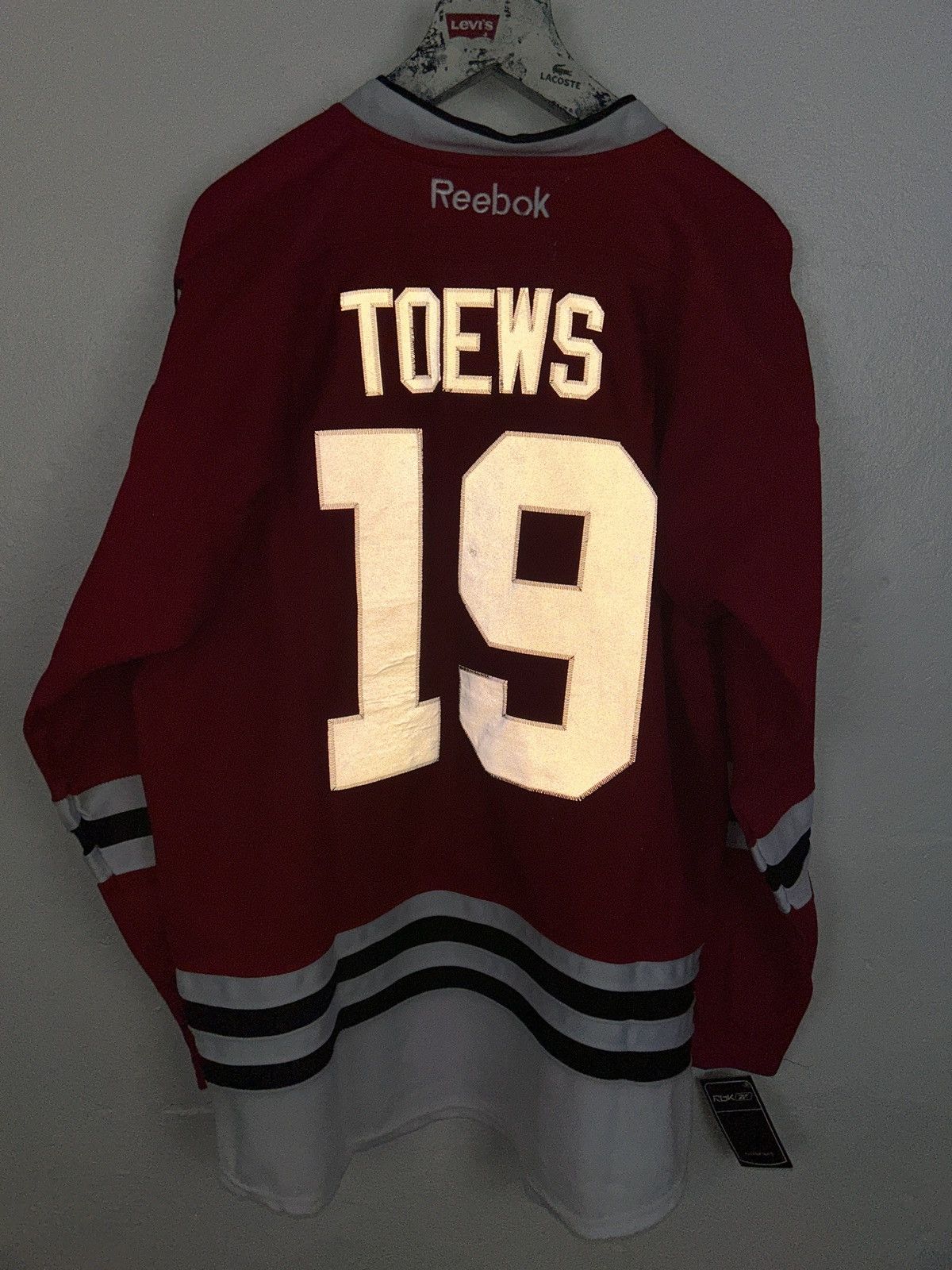 NHL BNWT Reebok NHL Chicago Blackhawks #19 Toews Jersey Size US XXL / EU 58 / 5 - 7 Thumbnail