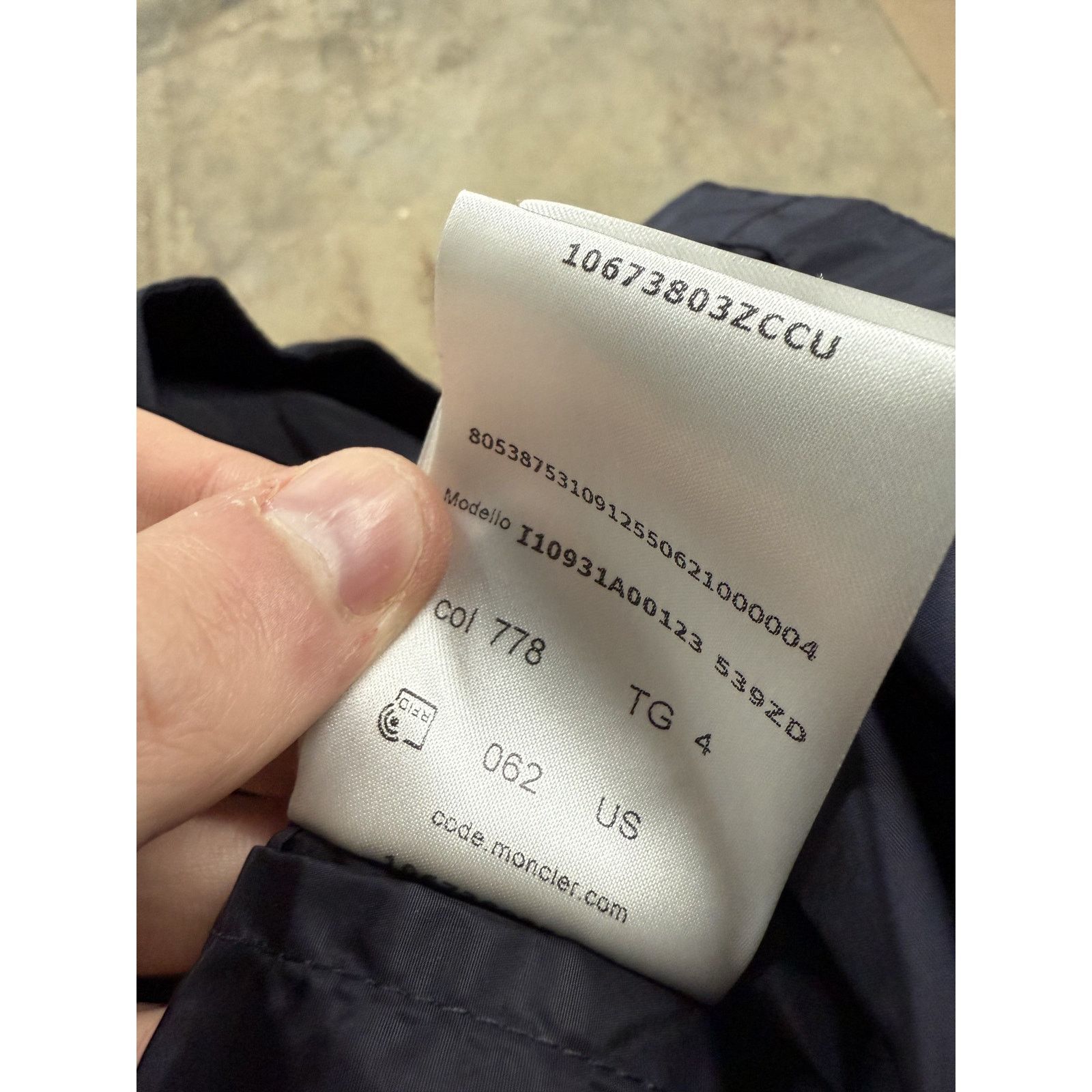 Moncler Moncler Wind Breaker Navy New 4 (Large) With Tags Size US L / EU 52-54 / 3 - 8 Thumbnail