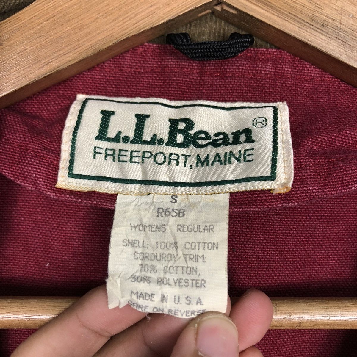 L.L. Bean 🔥VINTAGE CHORE JACKET L.L.BEAN FREEPORT MAINE DUCK CANVAS Size US S / EU 44-46 / 1 - 19 Thumbnail