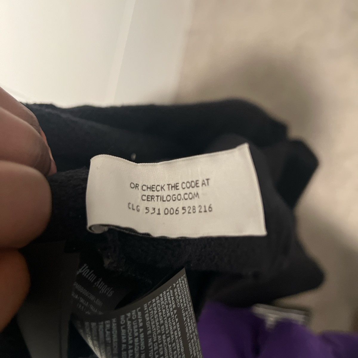 Palm Angels Palm Angels Black XL Hoodie Size US XL / EU 56 / 4 - 4 Thumbnail