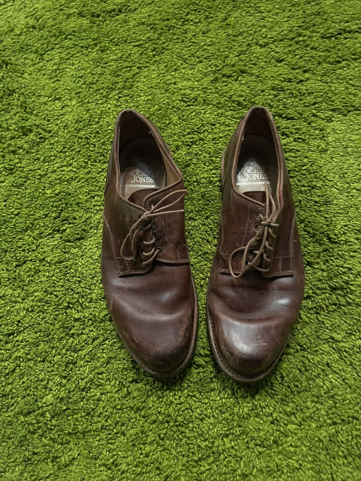 Crockett & Jones × Genuine Leather × Vintage Crockett & Jones real leather shoes Size US 8.5 / EU 41-42 - 3 Thumbnail