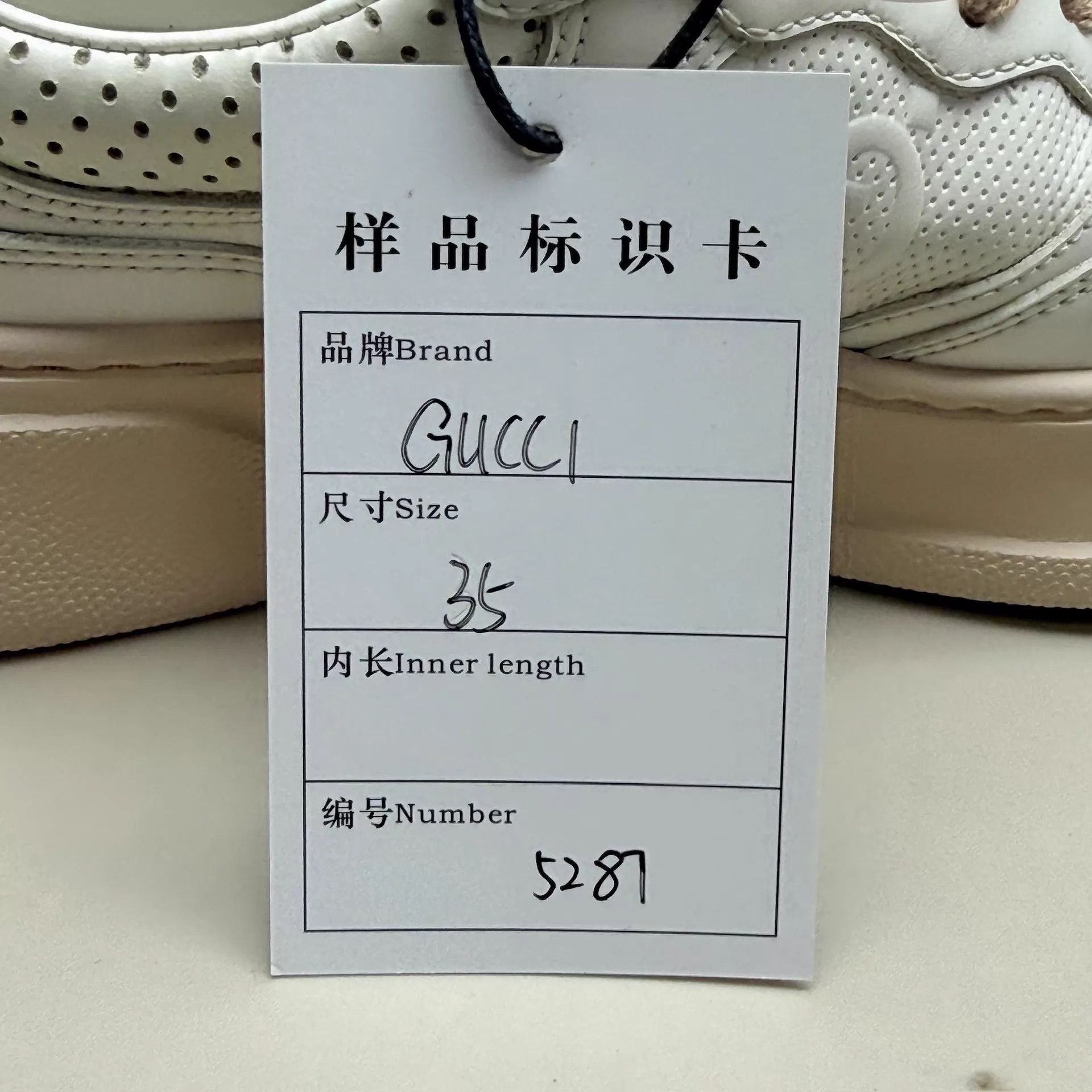 Gucci GUCCI White Pink Double G Creme Women's 35 99 New Size US 4.5 / IT 34.5 - 8 Thumbnail