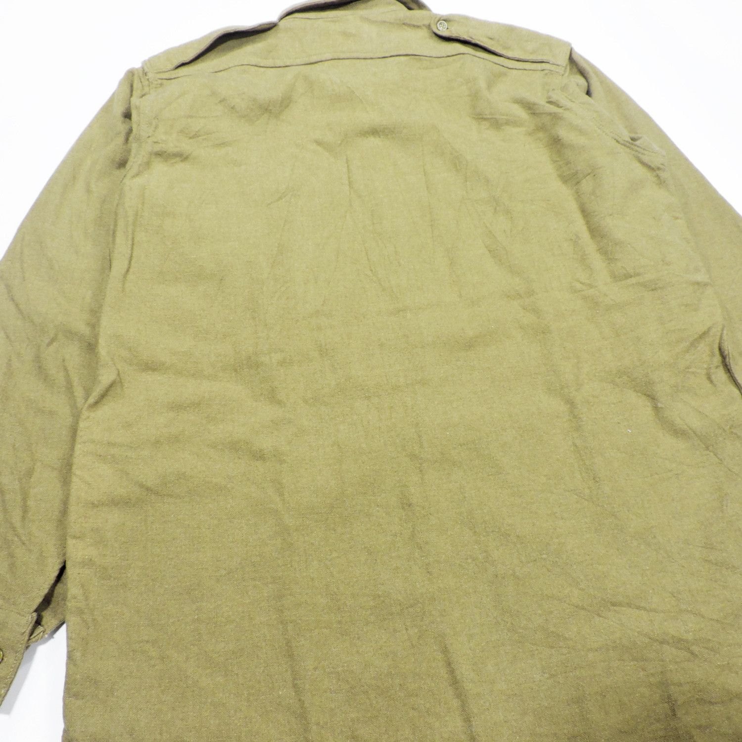 Vintage 50'S G. M. LTD. BRITISH ARMY PARATROOPER WOOL SHIRT Size US M / EU 48-50 / 2 - 6 Thumbnail