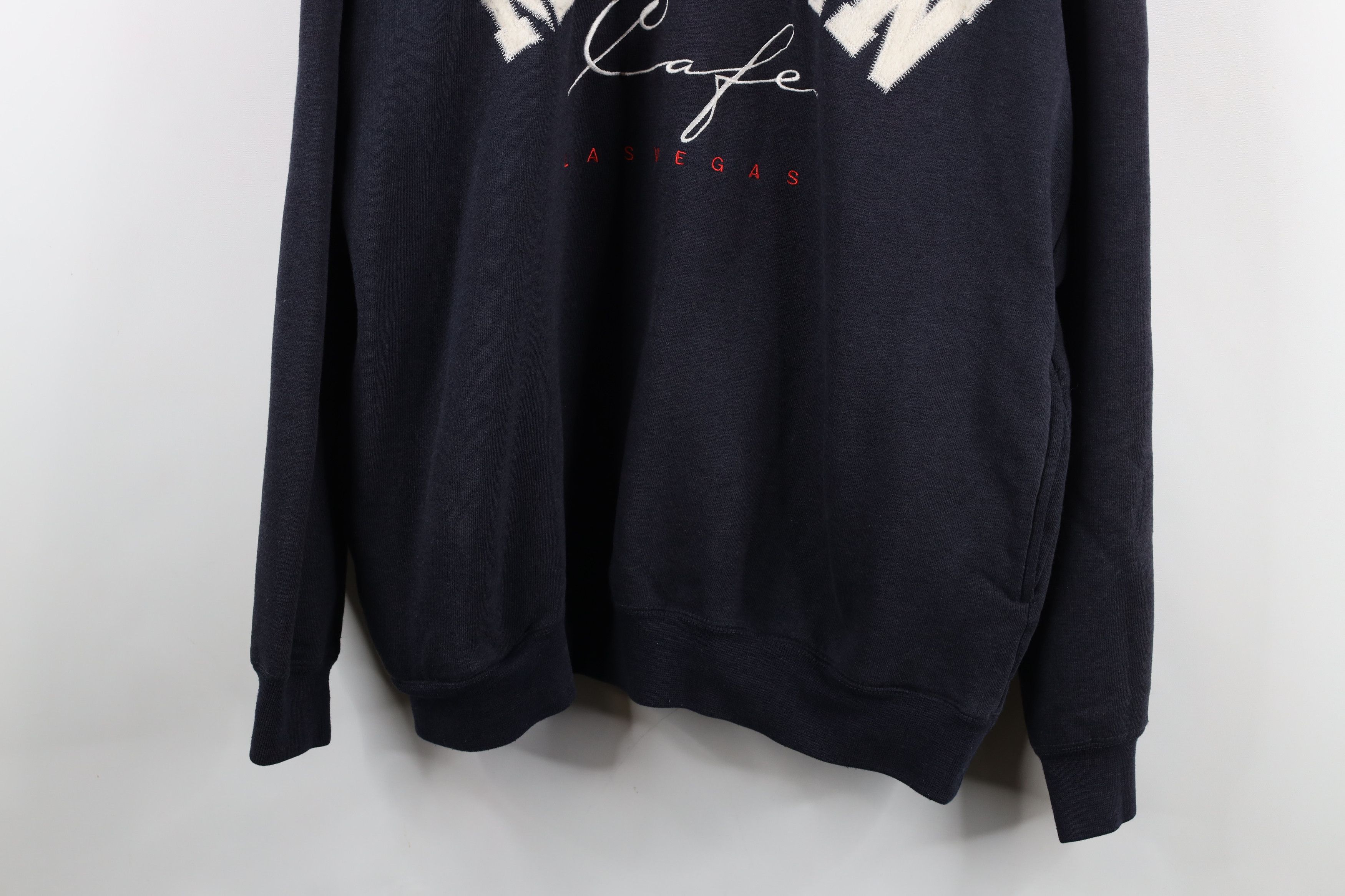 Vintage Vintage 90s Motown Cafe Las Vegas Half Zip Sweatshirt USA Size US XL / EU 56 / 4 - 3 Thumbnail