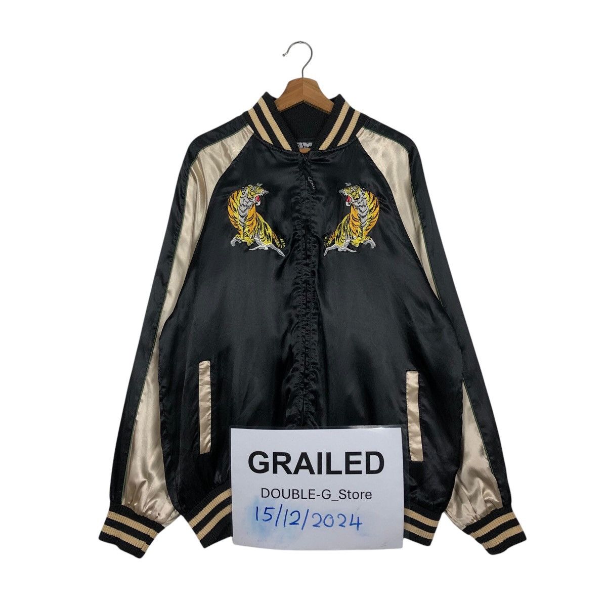 📌Vintage Sukajan Souvenir Jacket Embroidered Studio Hiro