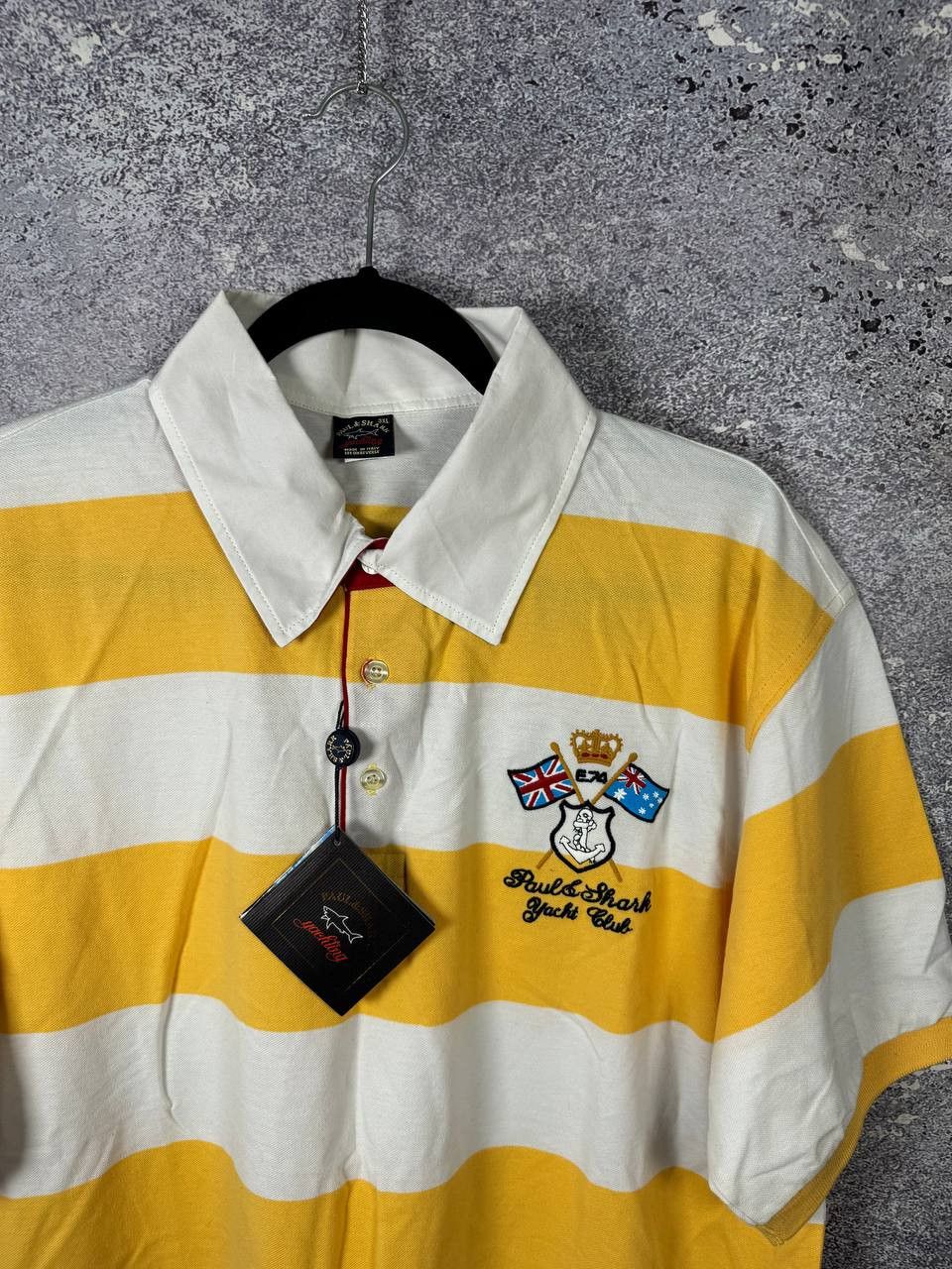 Paul & Shark NWT Paul & Shark Newport Yachting Stripped Polo 3XL Size Size US XXL / EU 58 / 5 - 3 Thumbnail