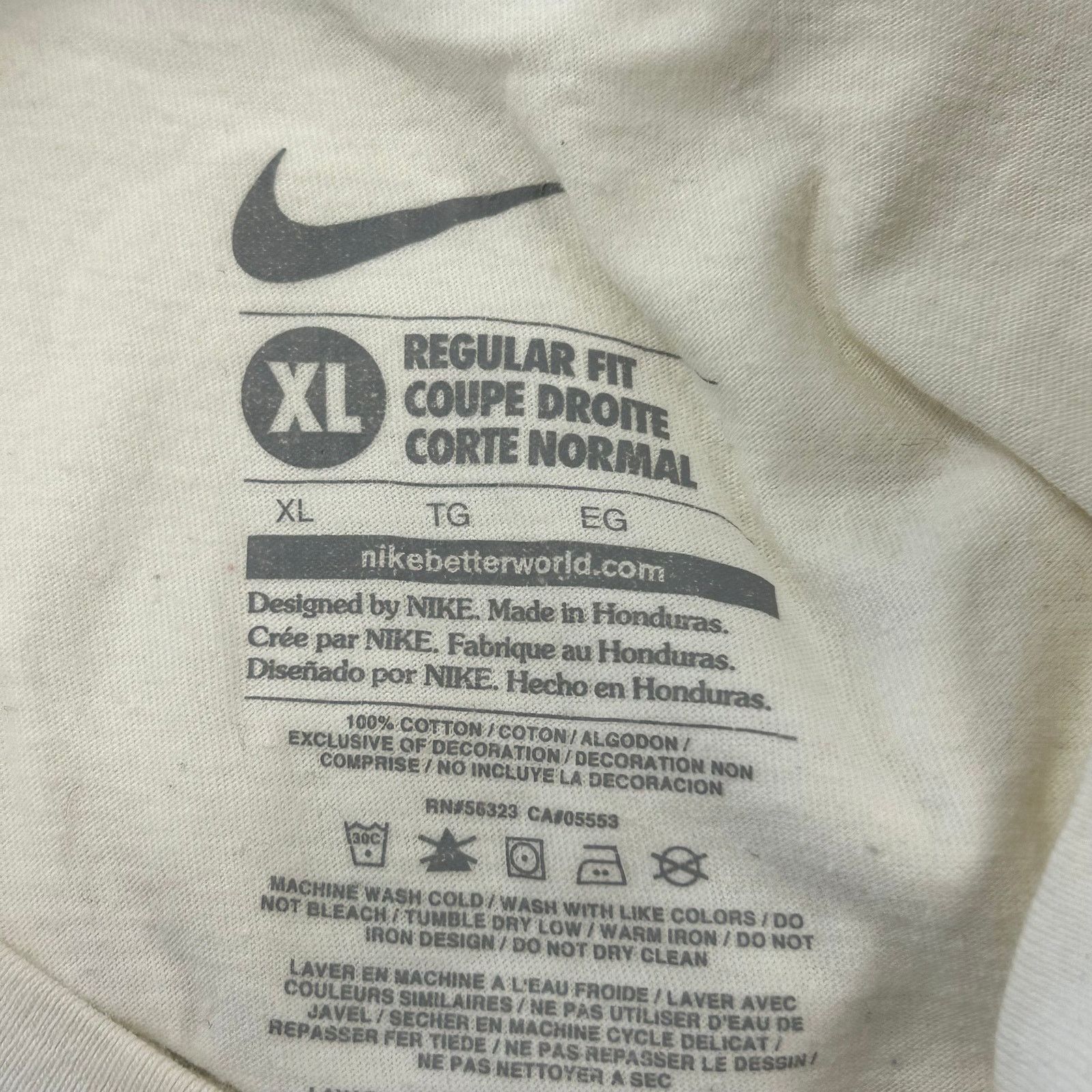 Nike Nike Est.72 White Tee T Shirt size XL Regular Fit B22 Size US XL / EU 56 / 4 - 5 Thumbnail
