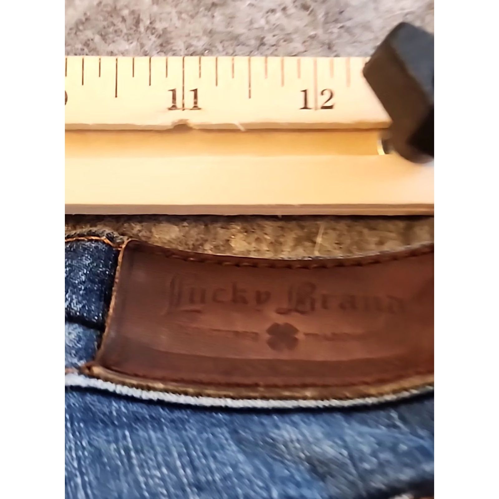 Lucky Brand VINTAGE Lucky Brand Sofia Straight Jeans Womens 8 Dark Blue Denim Straight Leg Stretch Regular Rise Mid 29in Boys/Girls? Size 30" / US 8 / IT 44 - 6 Thumbnail
