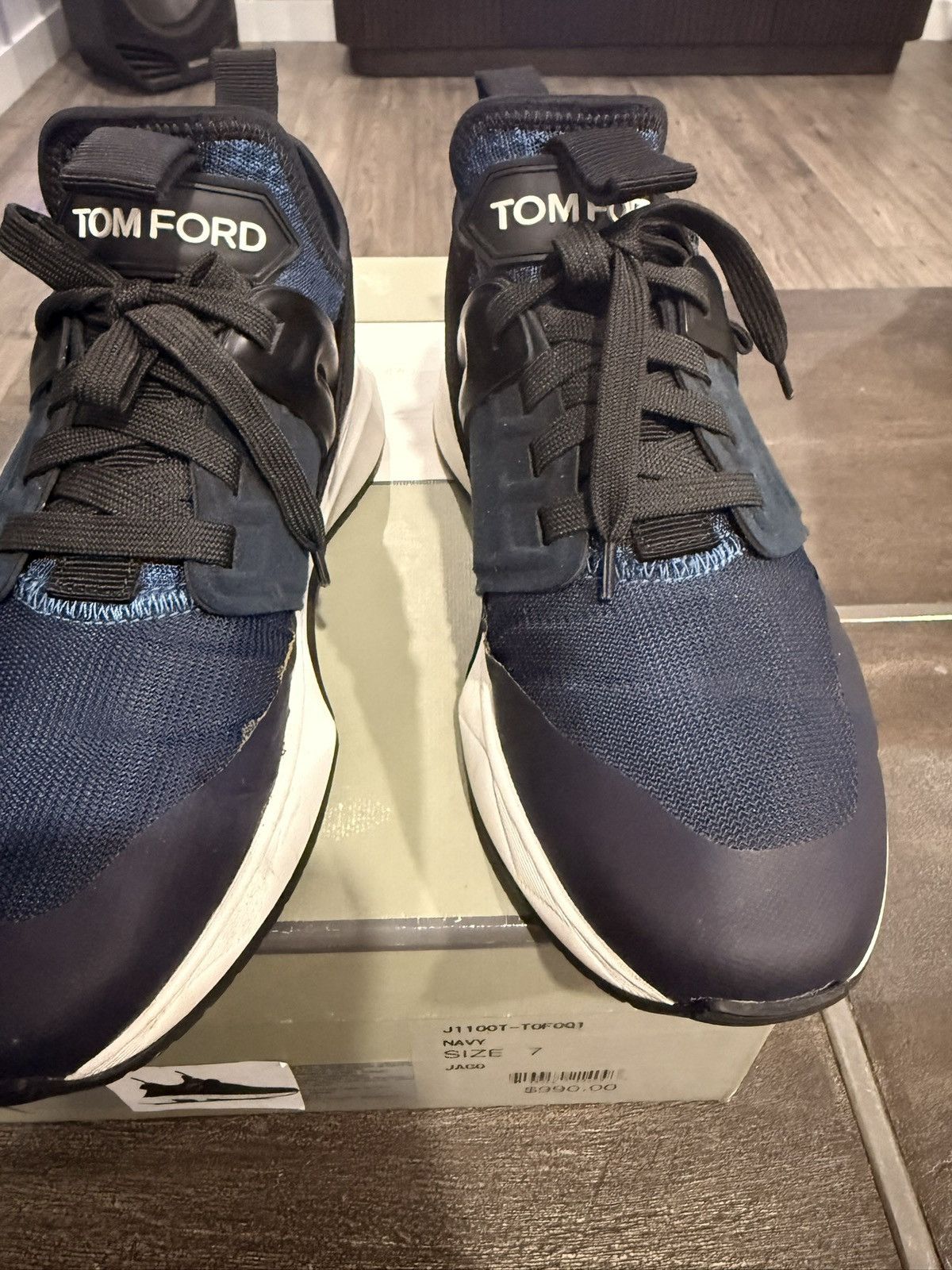 Tom Ford Tom Ford Jago Sneakers suede leather size 7 Made in italy Size US 7 / EU 40 - 12 Thumbnail