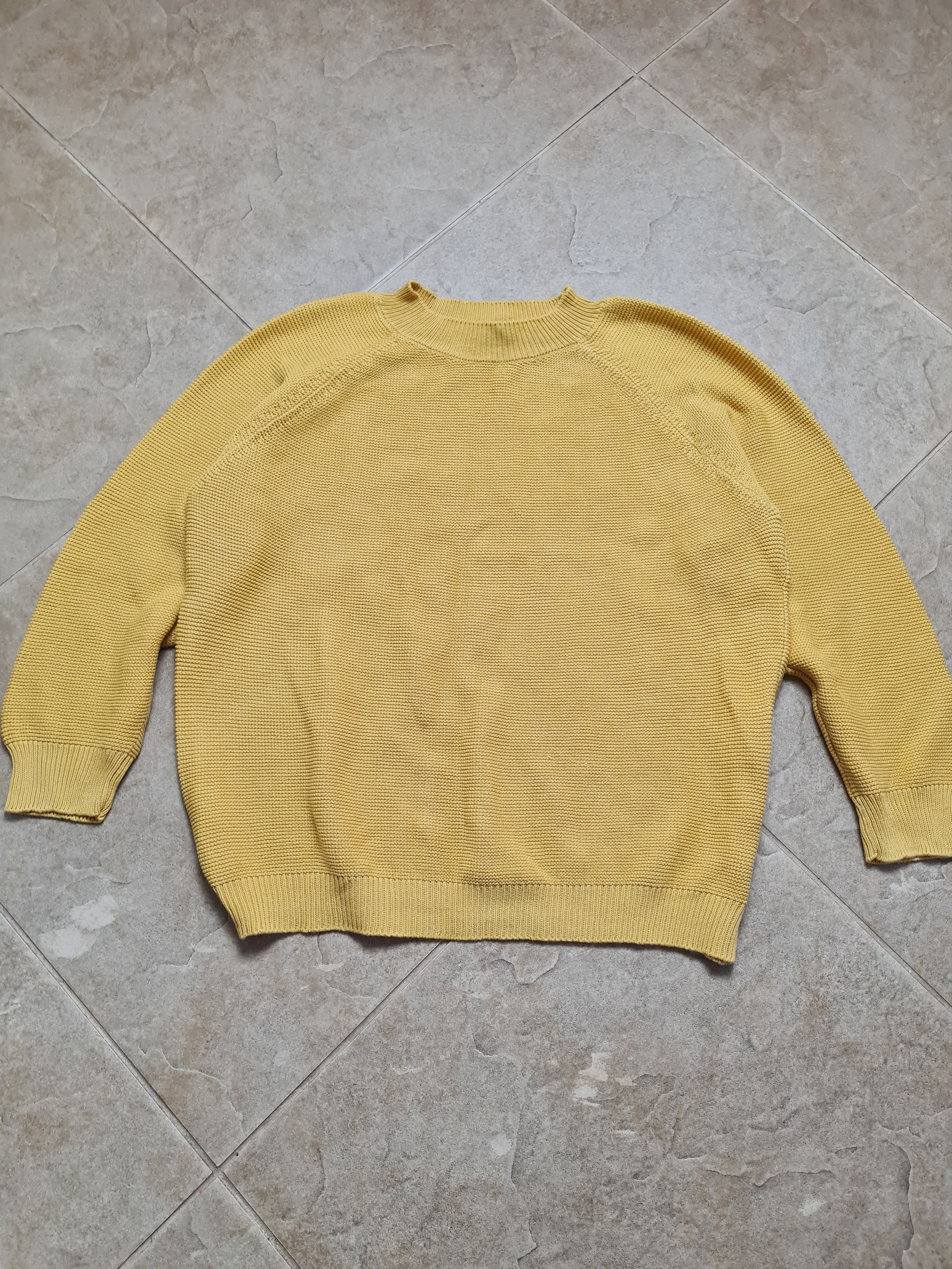 Max Mara Weekend Max Mara Womens Yellow Knit Sweater Raglan Sleeve Size M / US 6-8 / IT 42-44 - 4 Thumbnail