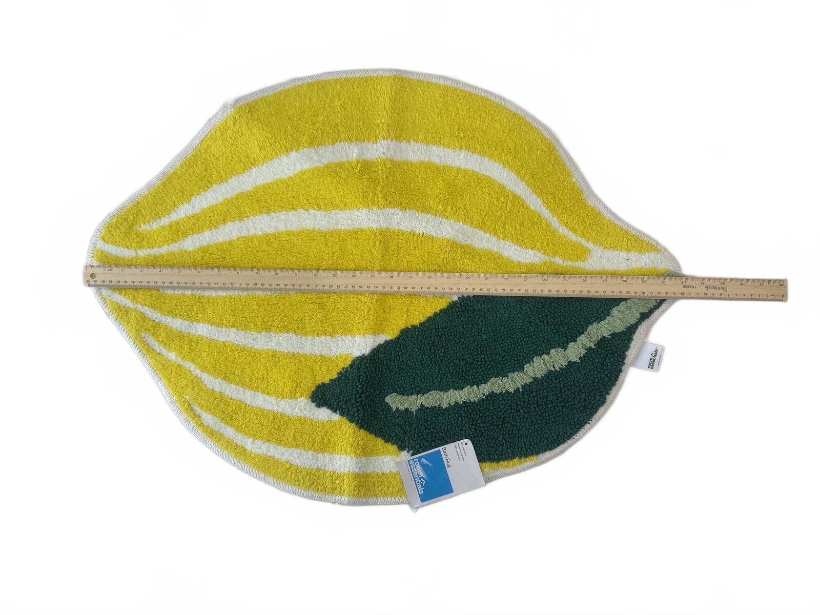 Other Room Essentials “Lemon” shape Bath Rug cod3 Size ONE SIZE - 3 Thumbnail