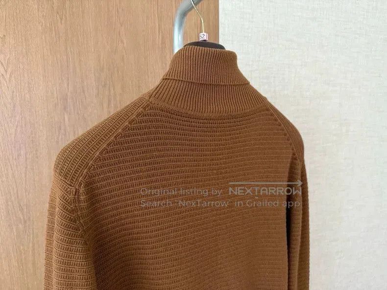 Loro Piana Loro Piana Vicuna Wool Turtleneck Sweater Size US XXL / EU 58 / 5 - 7 Thumbnail