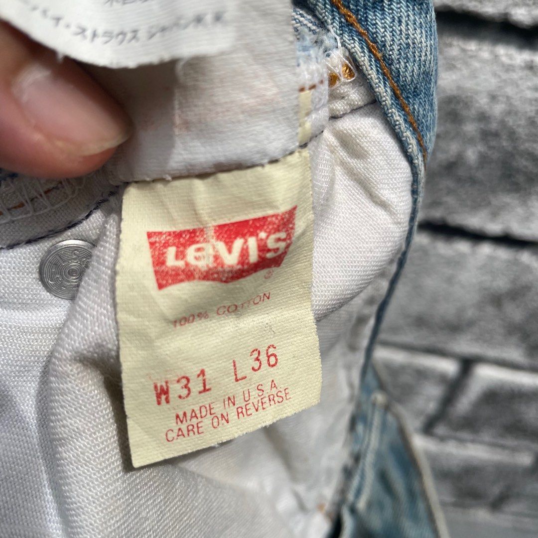 Levi's × Levi's Vintage Clothing × Vintage Size 30 Vintage Levis 501 Jeans Denim USA Size US 30 / EU 46 - 9 Thumbnail