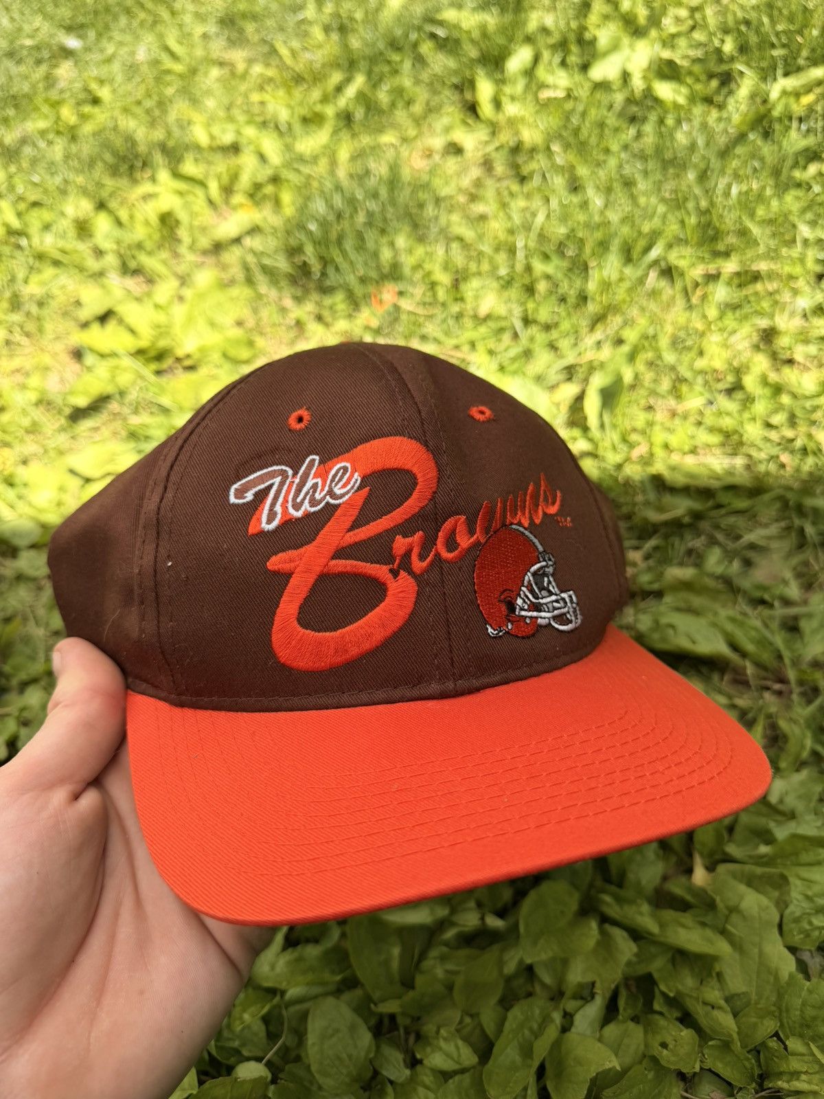 Vintage VTG Cleveland Browns NFL Snapback Hat Size ONE SIZE - 3 Thumbnail